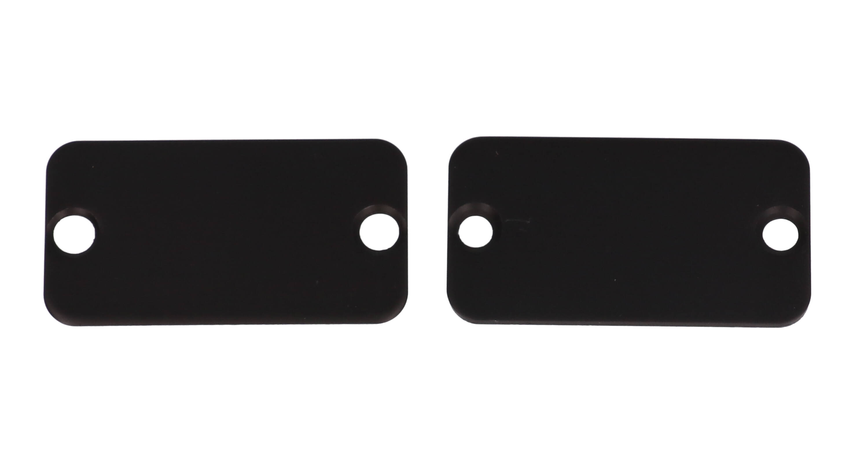 1455DALBK-10 black anodized aluminum end panels for 1455D extruded enclosures, pack of 10