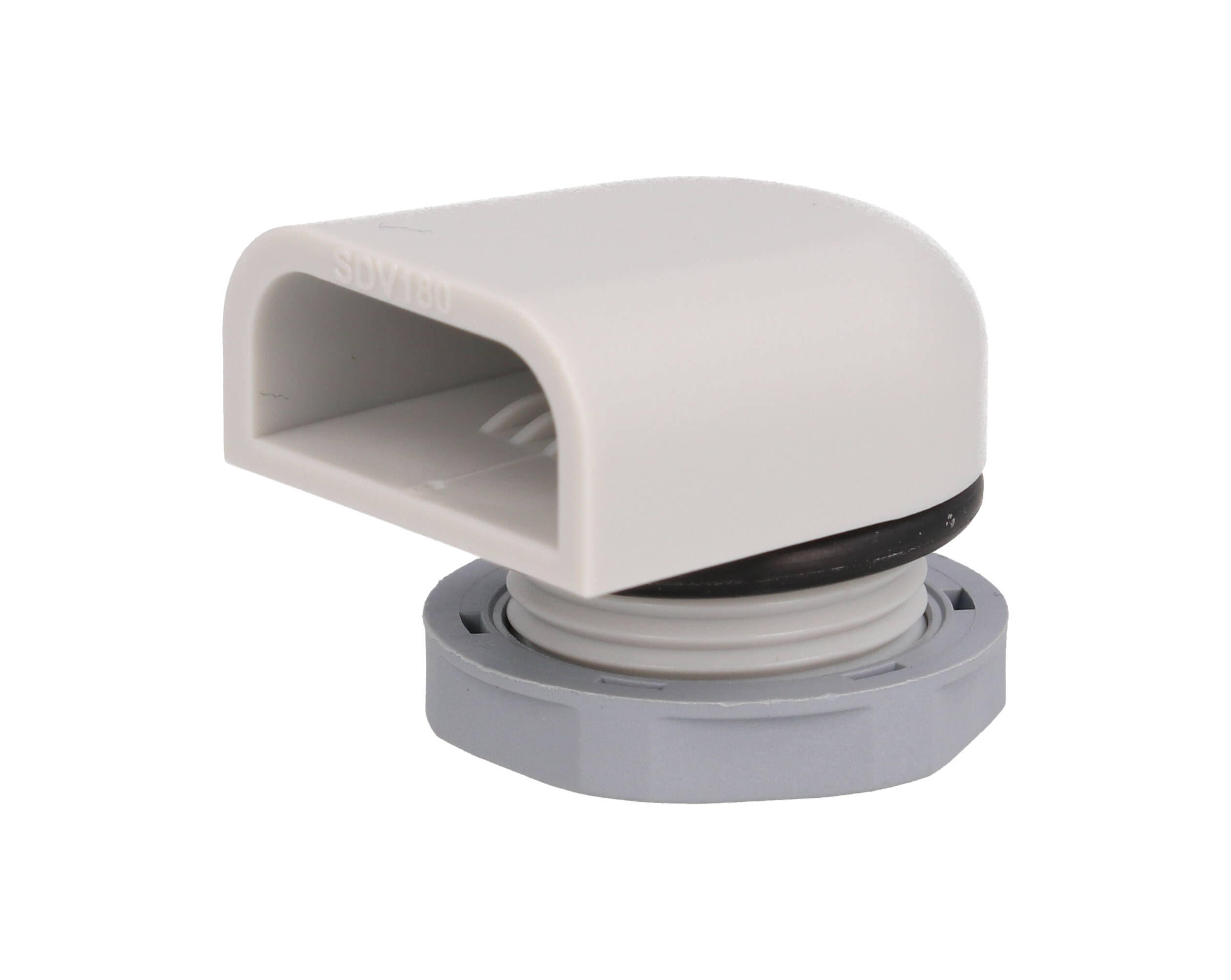 SDV180-1 small light gray rainproof enclosure ventilator