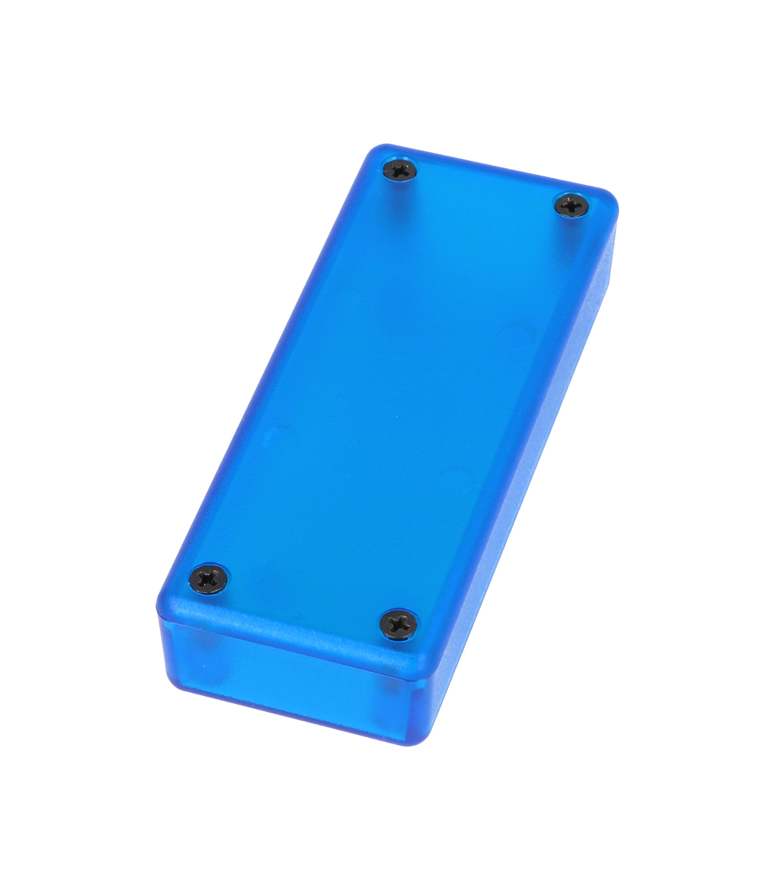 1551UTBU — translucent blue plastic enclosure