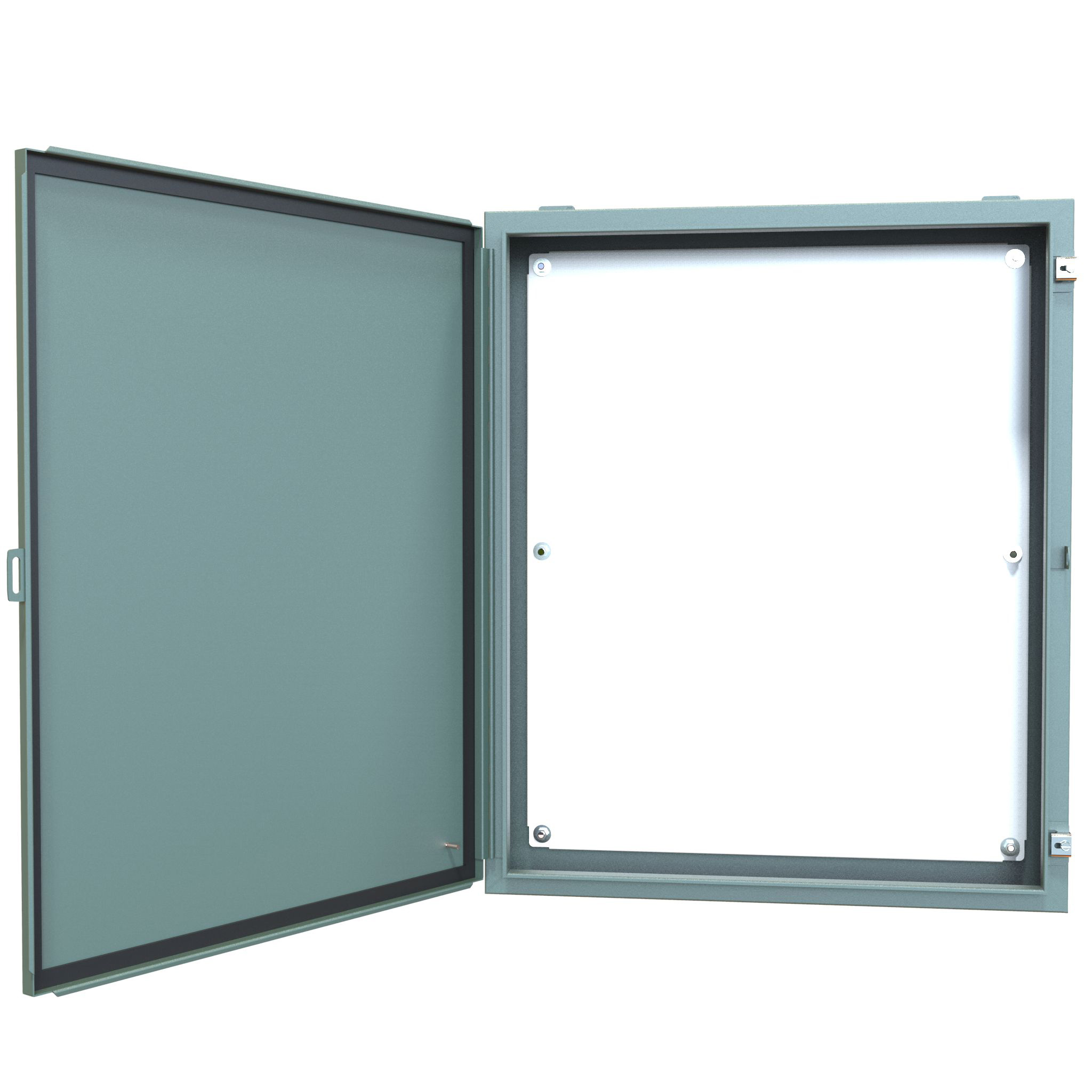 1418M6 — N12 Wallmount Encl w/panel - 36 x 30 x 6 - Steel/Gray