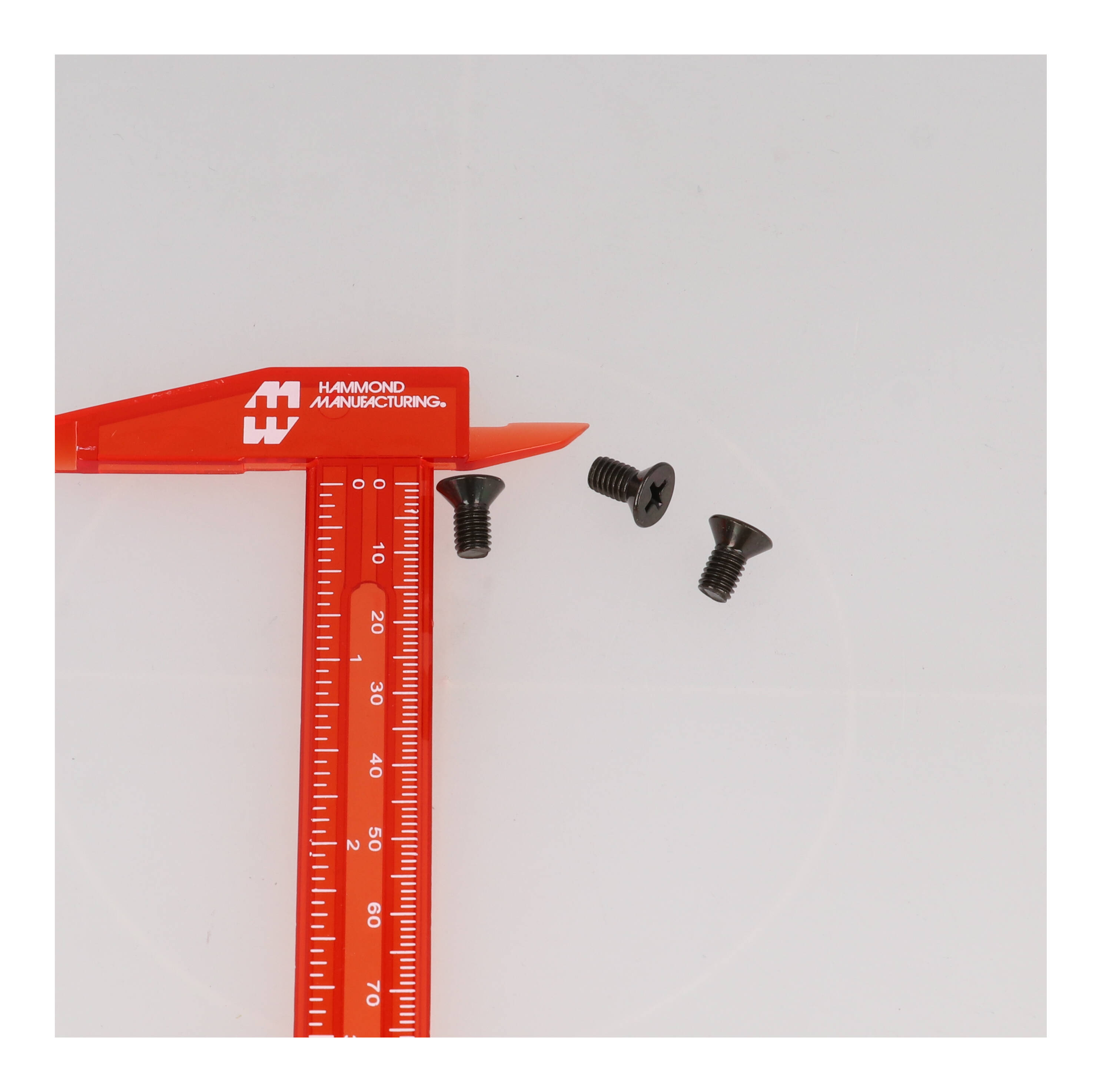 RM1032MS100BK black #10-32 x 3/8 inch undercut Phillips flat head steel machine screws, 100 pack