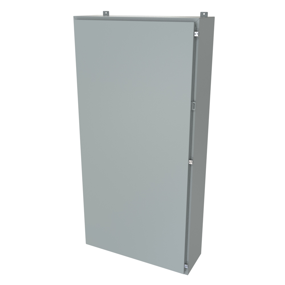 1418V12LP — N12 Wallmount Encl Less Panel - 72 x 36 x 12 - Steel/Gray