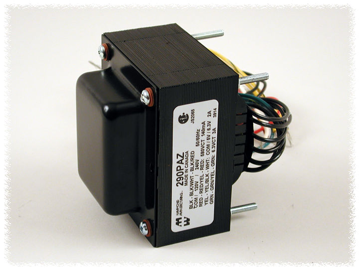 290PAZ — Power transformer, replacement for Marshall guitar amp, 290 series