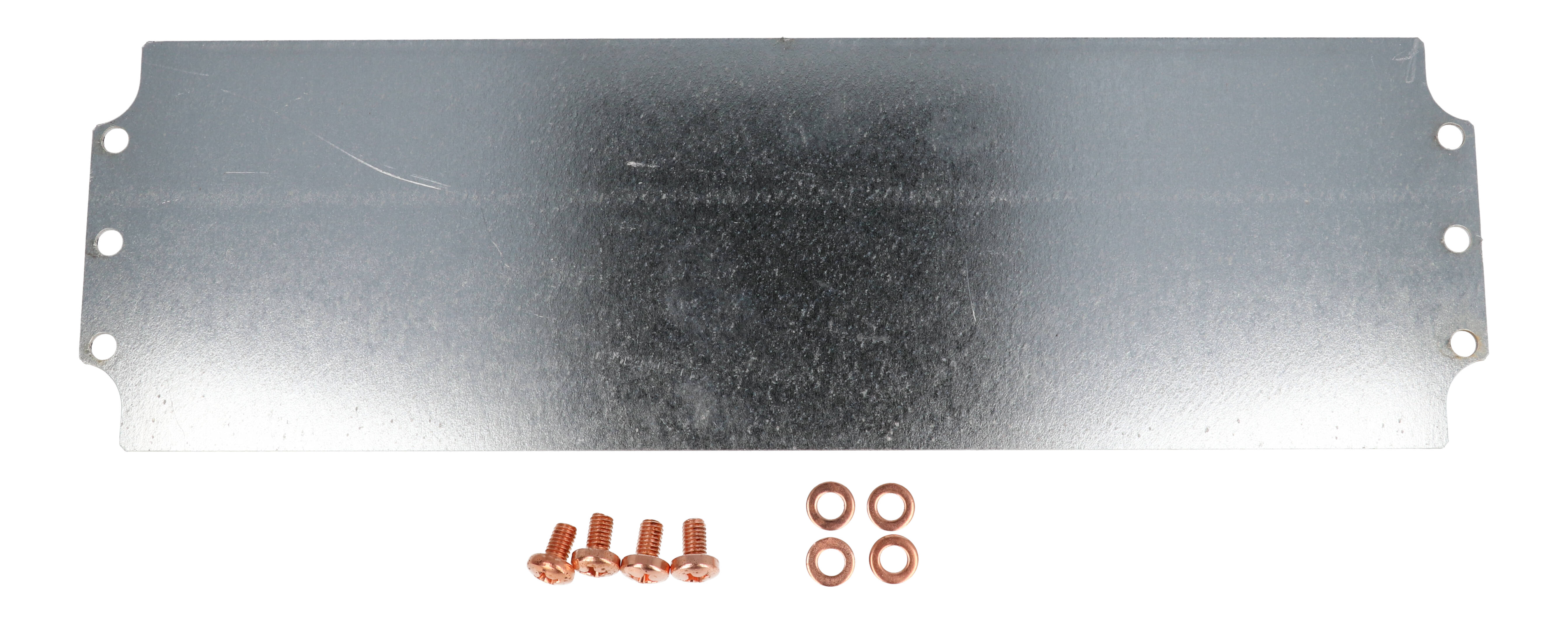 1590Z164PL long galvanized steel inner mounting panel for the 1590Z164 diecast enclosure
