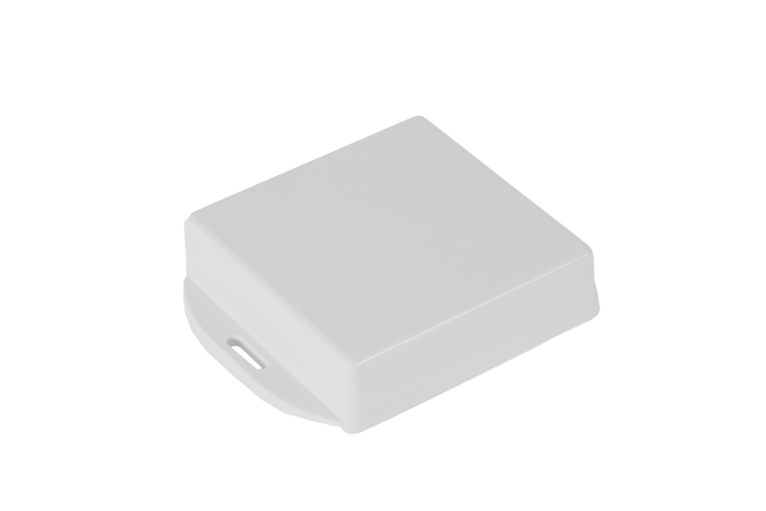 1551WXFLGY light gray 80 x 80 x 22 mm flanged watertight polycarbonate enclosure