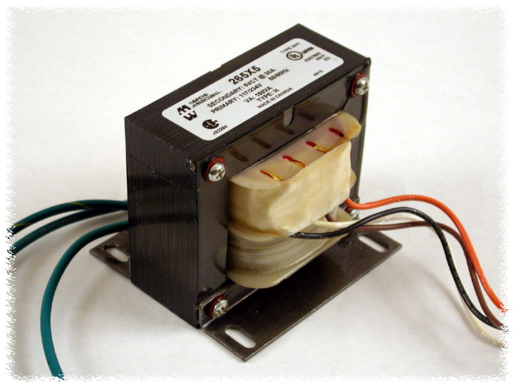 265Z5 450 VA open-style chassis-mount filament transformer with 5 C.T. secondary — view 2