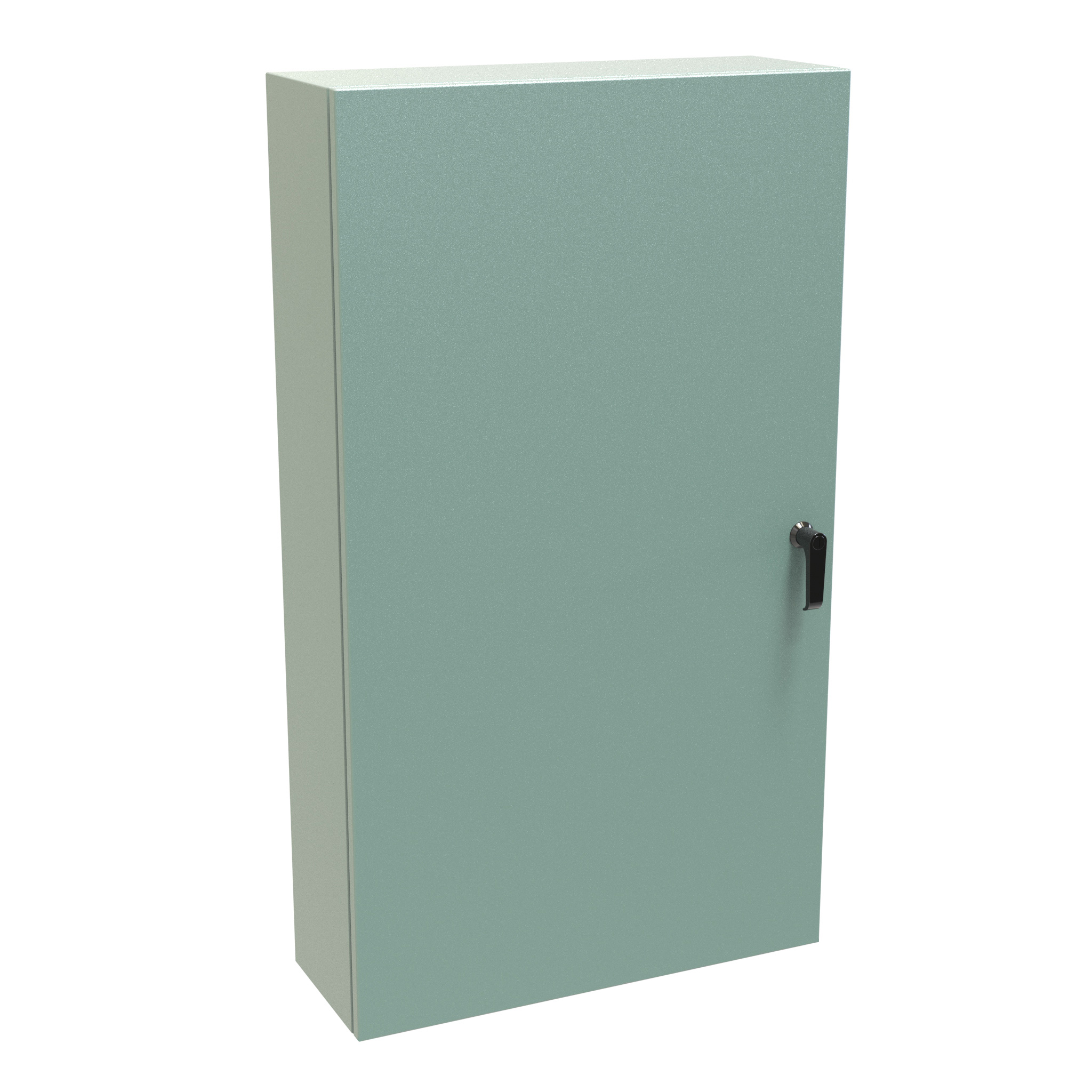 EN4SD423612GY 42 x 36 x 12 in Eclipse Type 4 mild steel wallmount enclosure in ANSI 61 gray with single hinged door — view 3