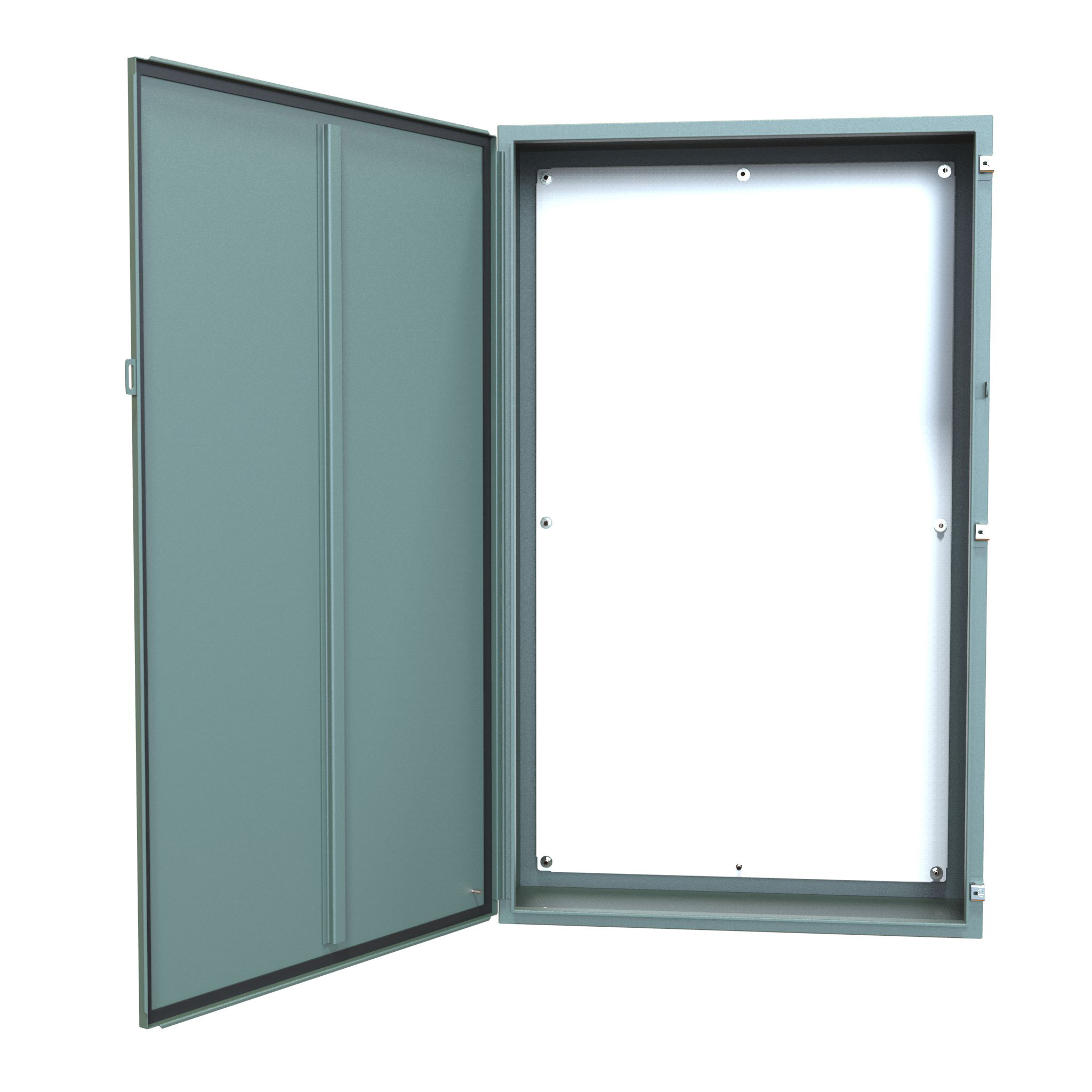 1418T12 — N12 Wallmount Encl w/panel - 60 x 36 x 12 - Steel/Gray
