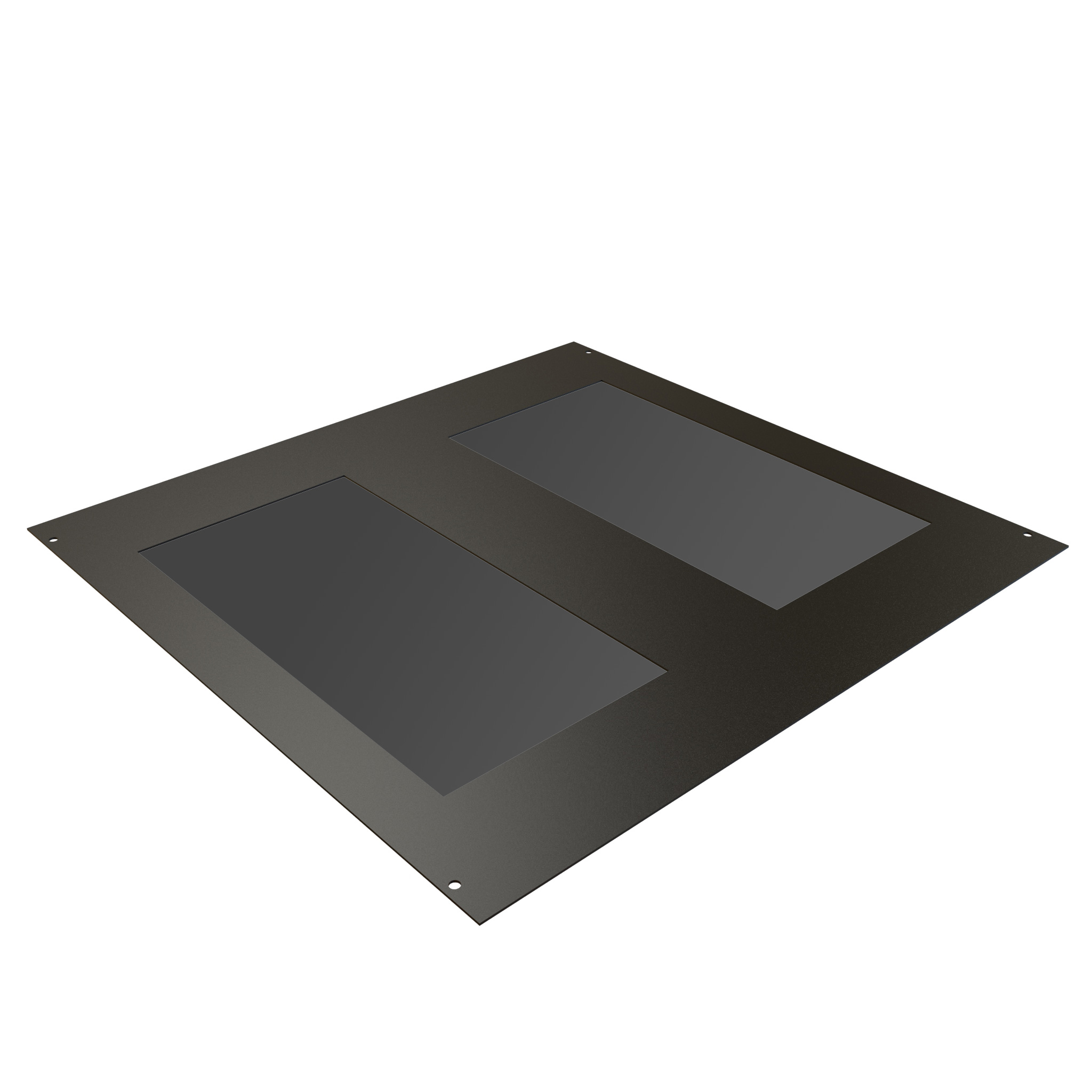 Hammond C2BPS1923LG1 solid steel bottom panel in RAL7035 light gray for C2 cabinet frames