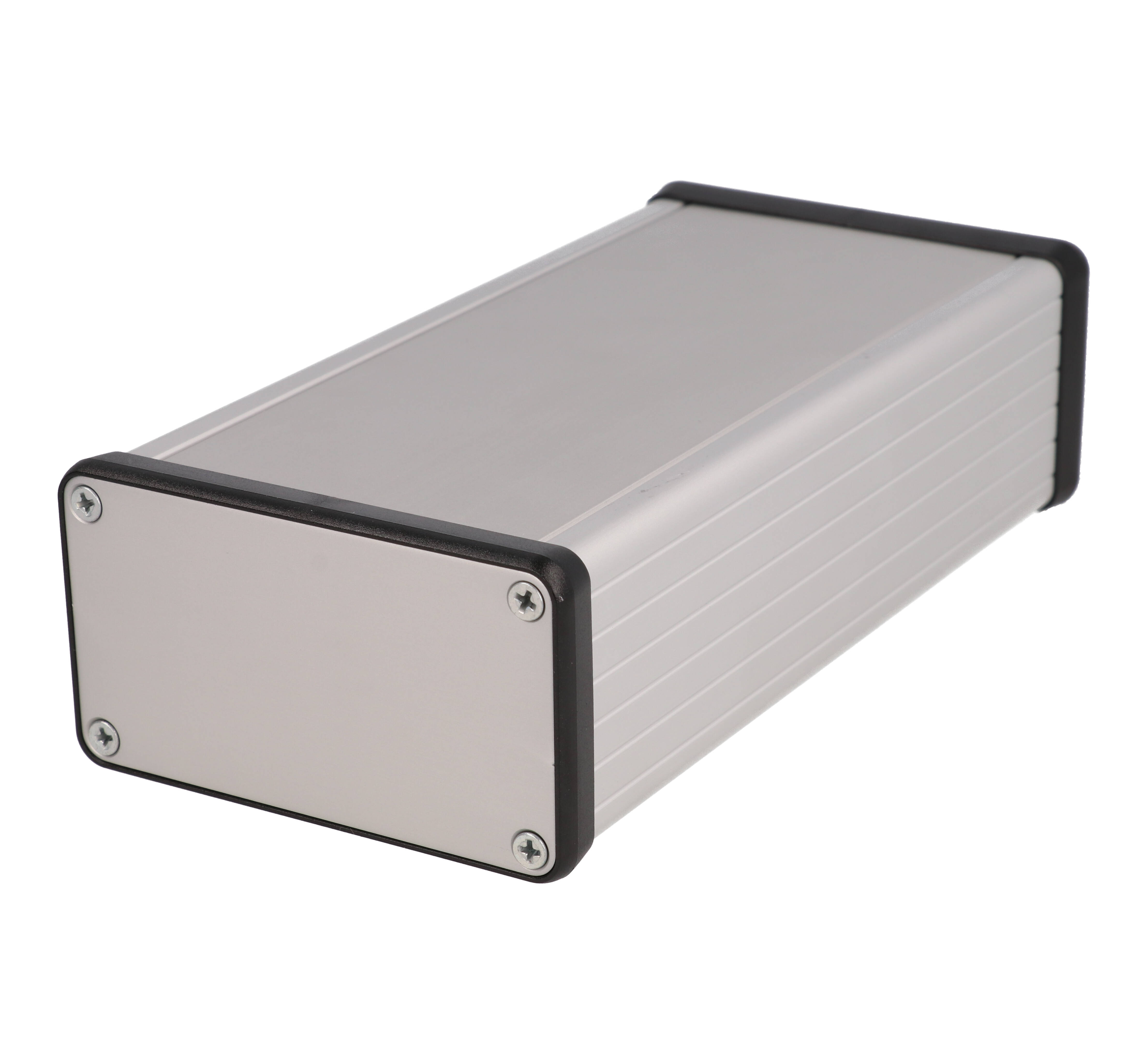 1455K1601 — extruded aluminum enclosure w/ metal end panels