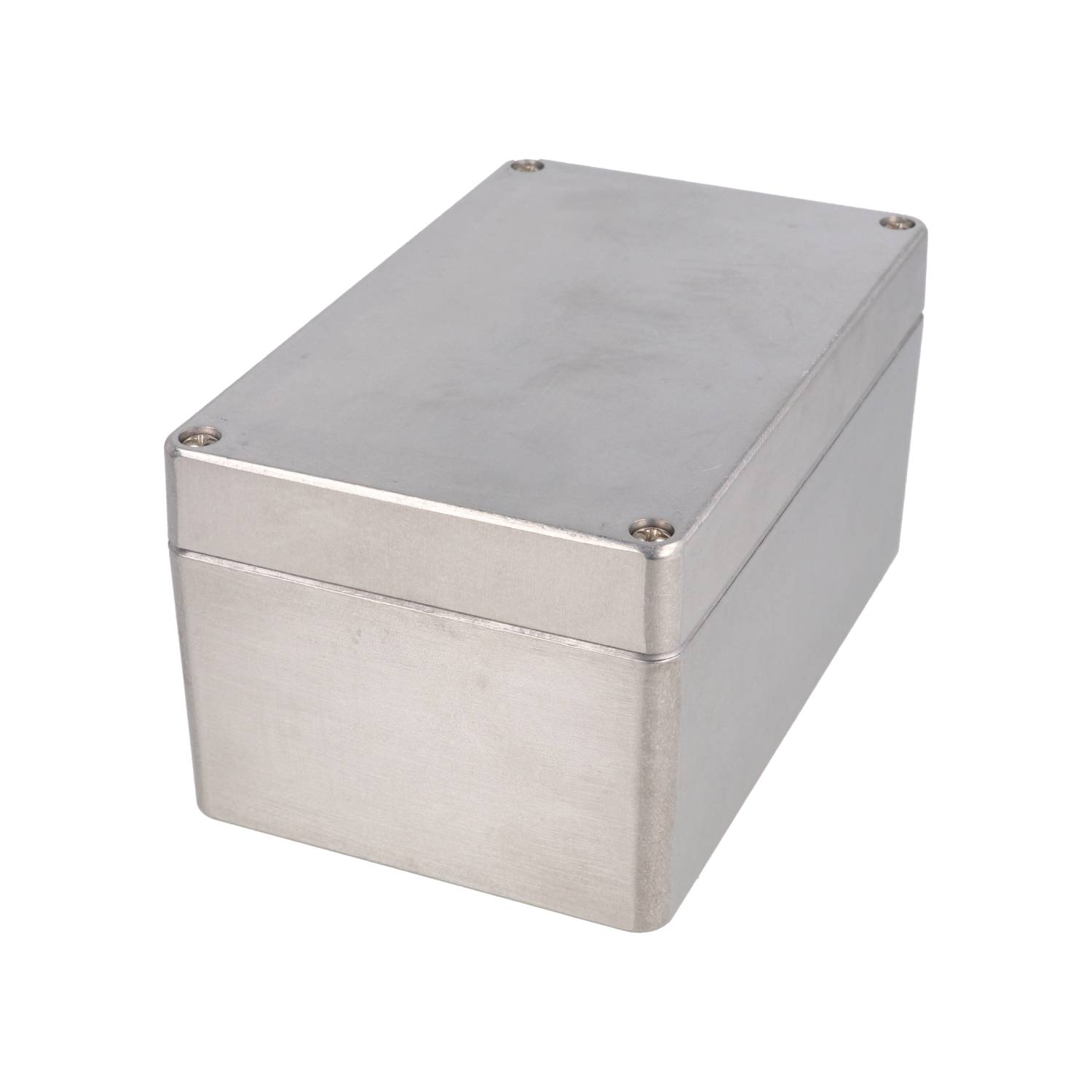 1590Z125 natural unpainted diecast aluminum enclosure, 160 x 100 x 80 mm