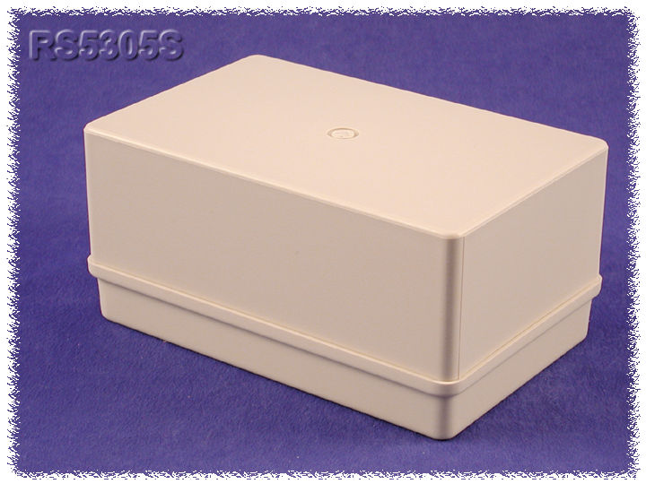 RS5305S light gray ABS sealed enclosure, 168 x 108 x 78.5 mm, for P.C. boards