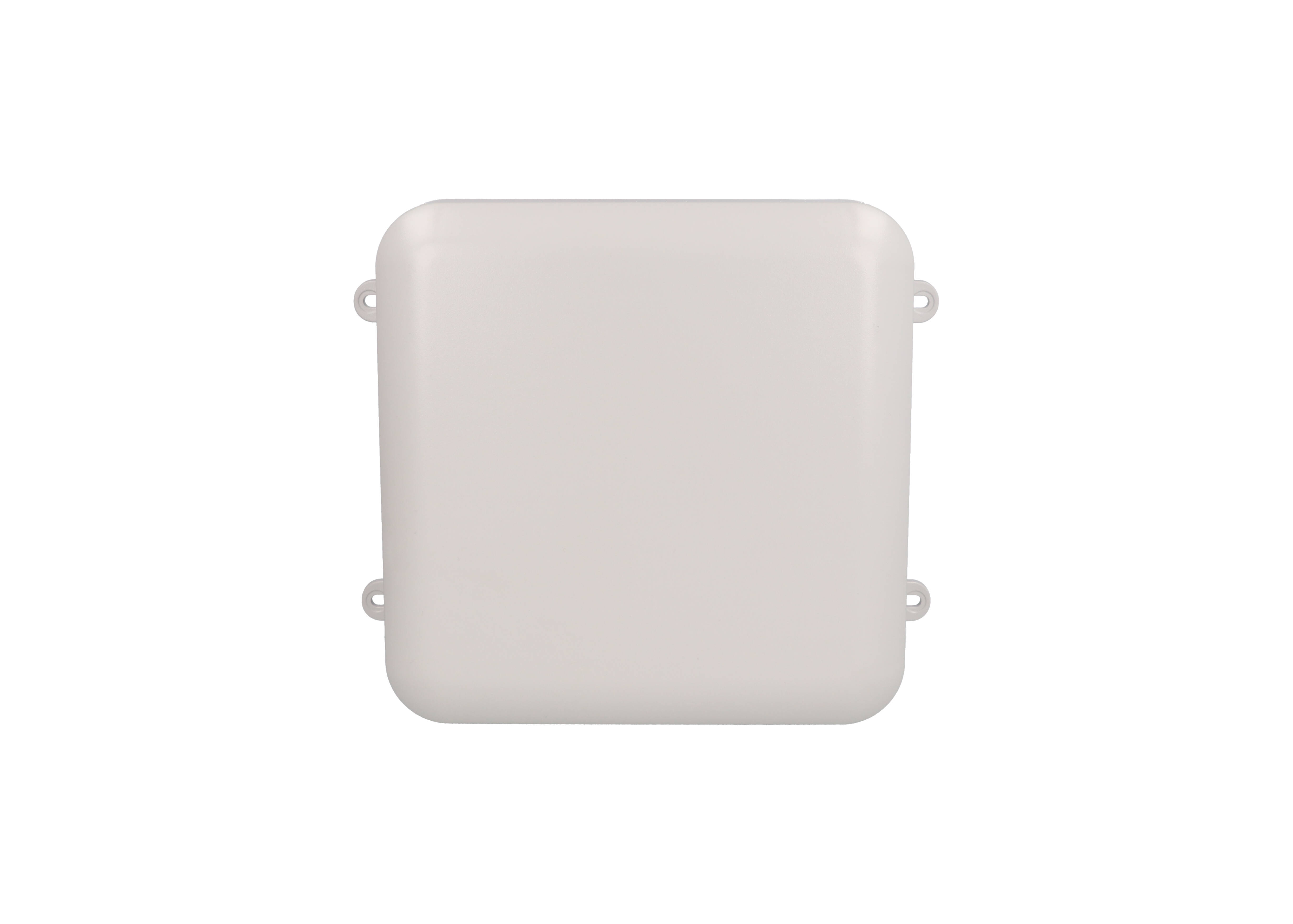 1557H2GY light gray RAL7035 polycarbonate watertight enclosure, 200 x 200 x 45 mm