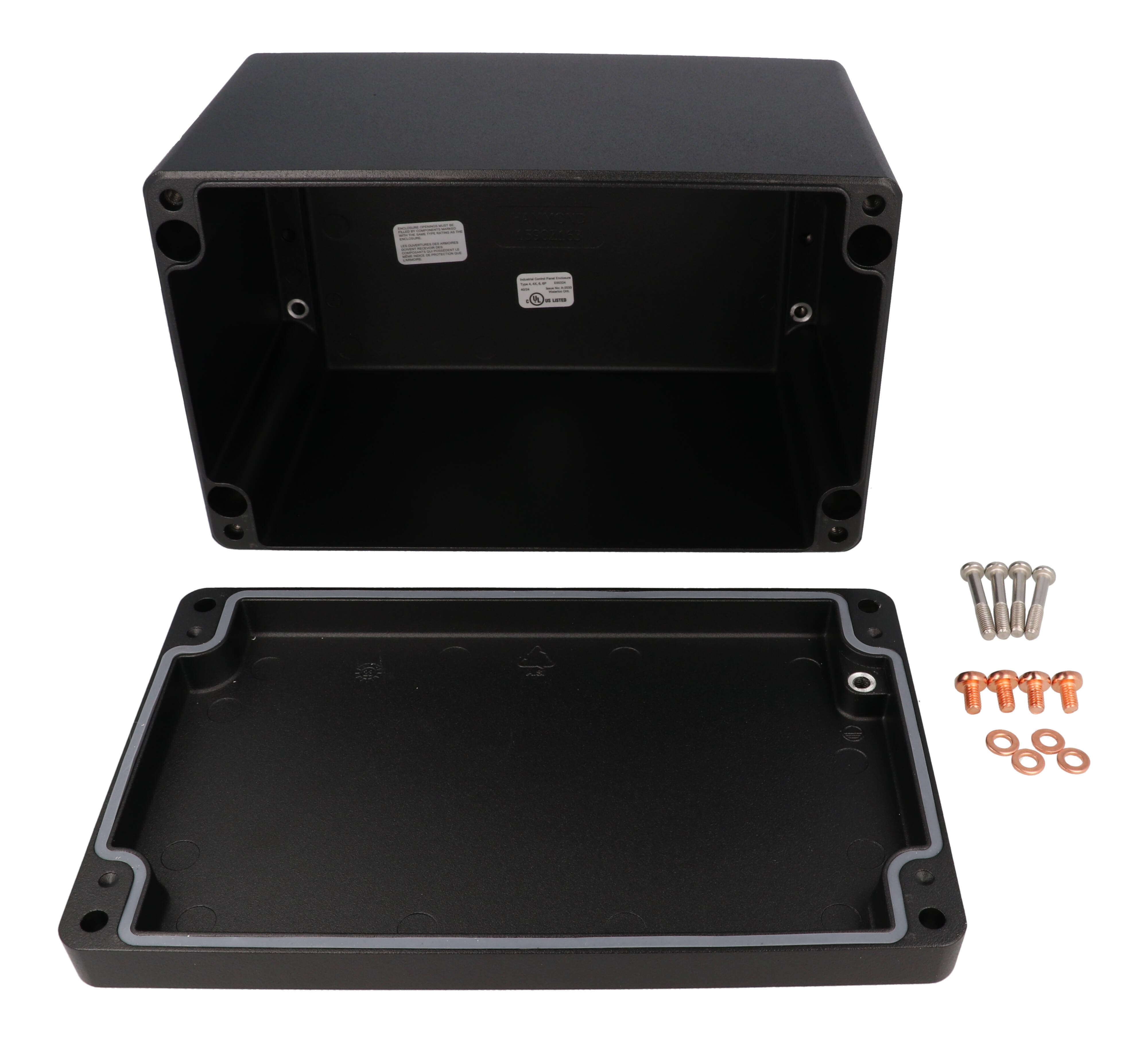 1590Z163BK — enclosure - diecast