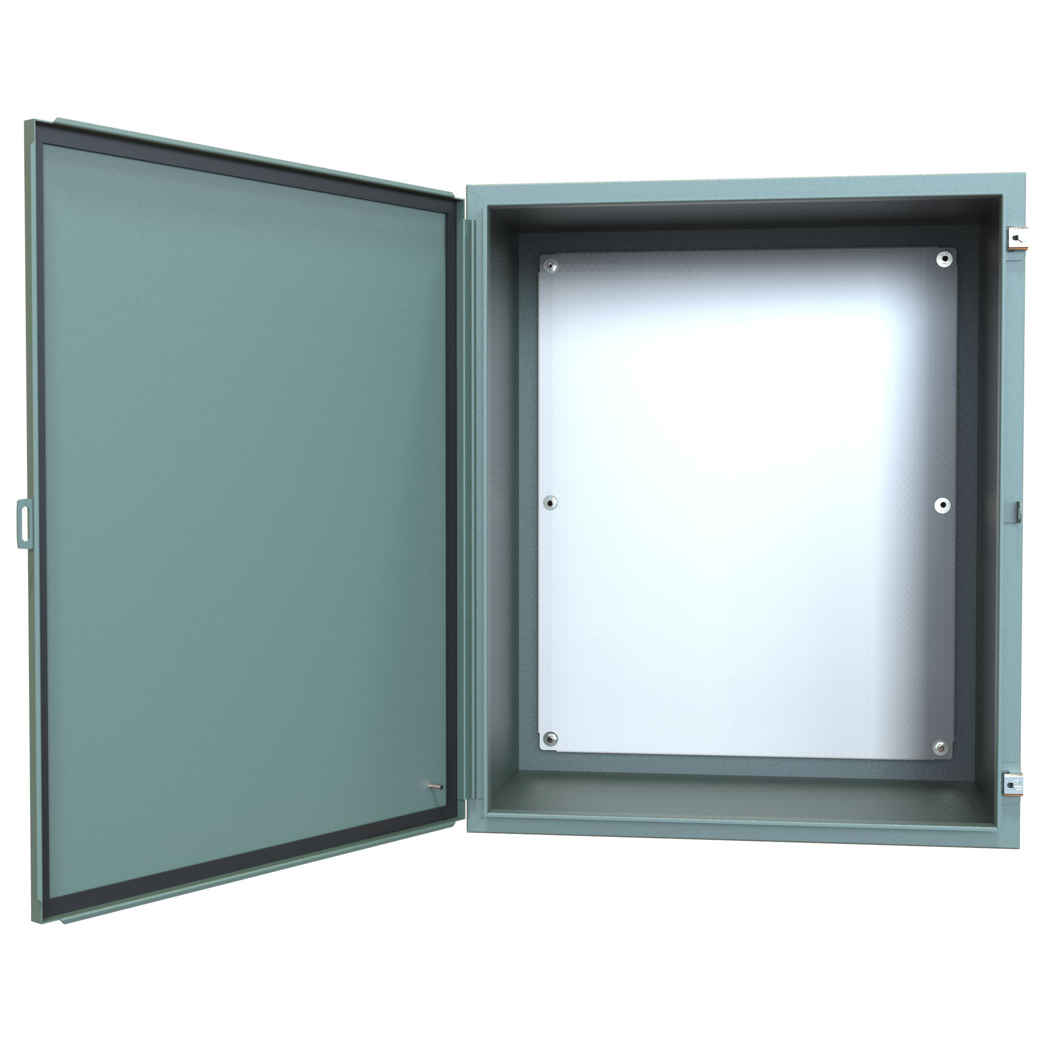 1418M20 — N12 Wallmount Encl w/panel - 36 x 30 x 20 - Steel/Gray