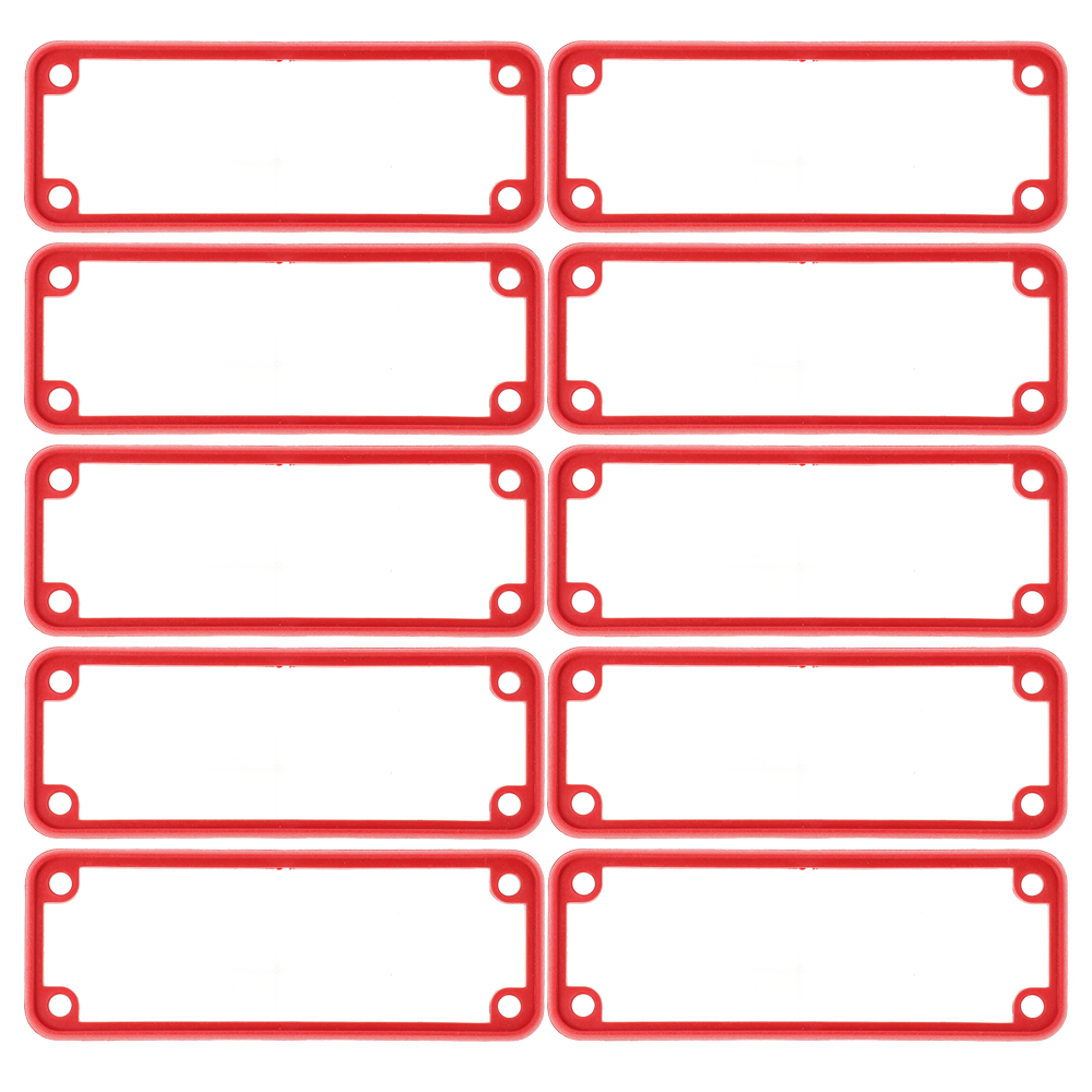 1455JBRED-10 — red plastic open bezels for 1455J enclosures- 10/pack