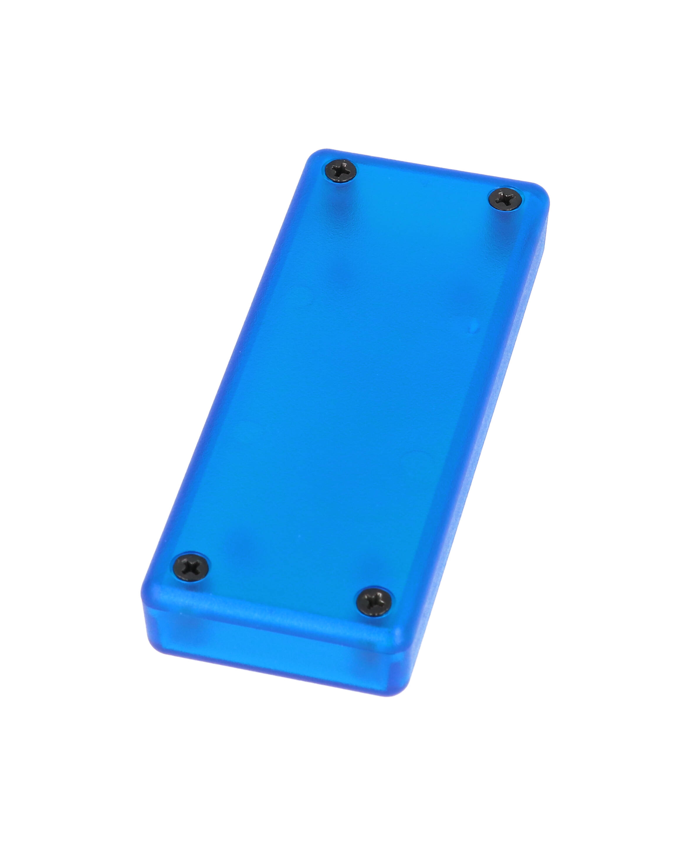 1551UUTBU — translucent blue plastic enclosure