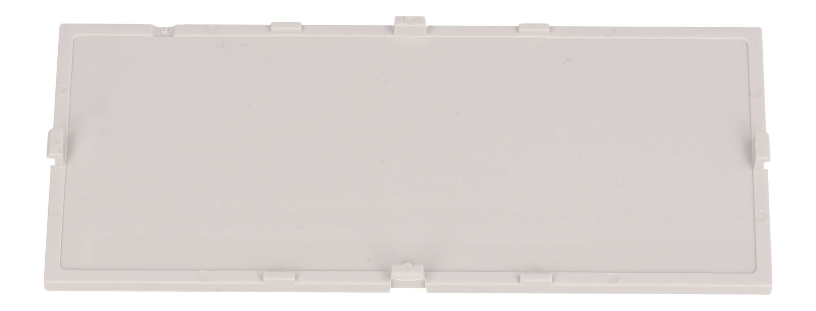 1597D6MPHR gray PC-ABS top cover with inlay for DIN 6 1597DM DIN rail enclosure