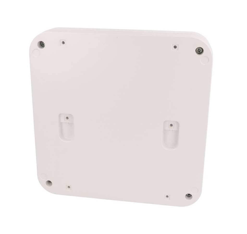 1556HWH white low-profile flame retardant ABS enclosure, 200 x 200 x 45 mm