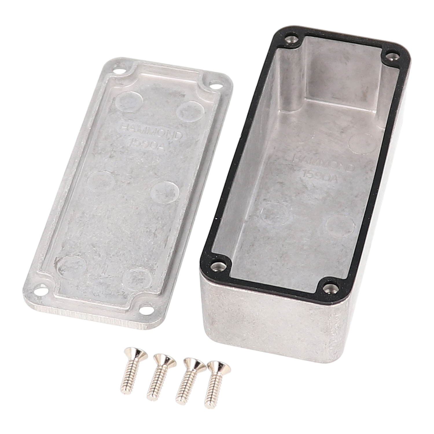 1590WA natural aluminum watertight IP65 diecast aluminum enclosure, 93 x 39 x 31 mm