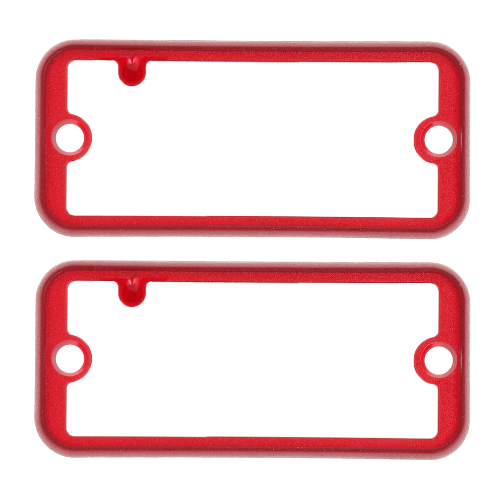 1455CBTRD — translucent red plastic open bezel for 1455C enclosures - 2/pack