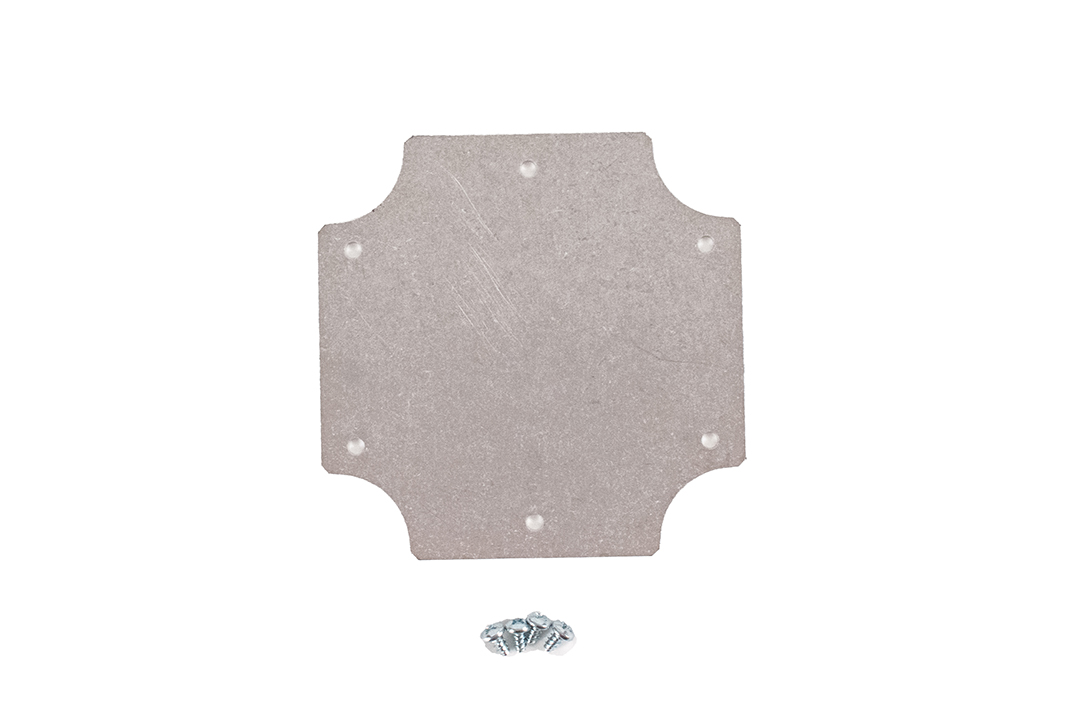 1557DPL aluminum inner panel for 1557 series 1557D enclosures