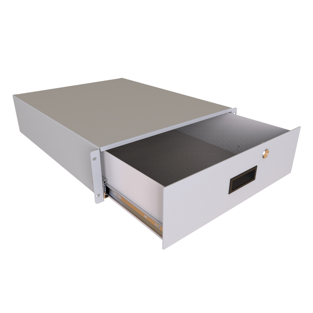 RDRW1900522LG1 — 3U 22D Locking Drawer