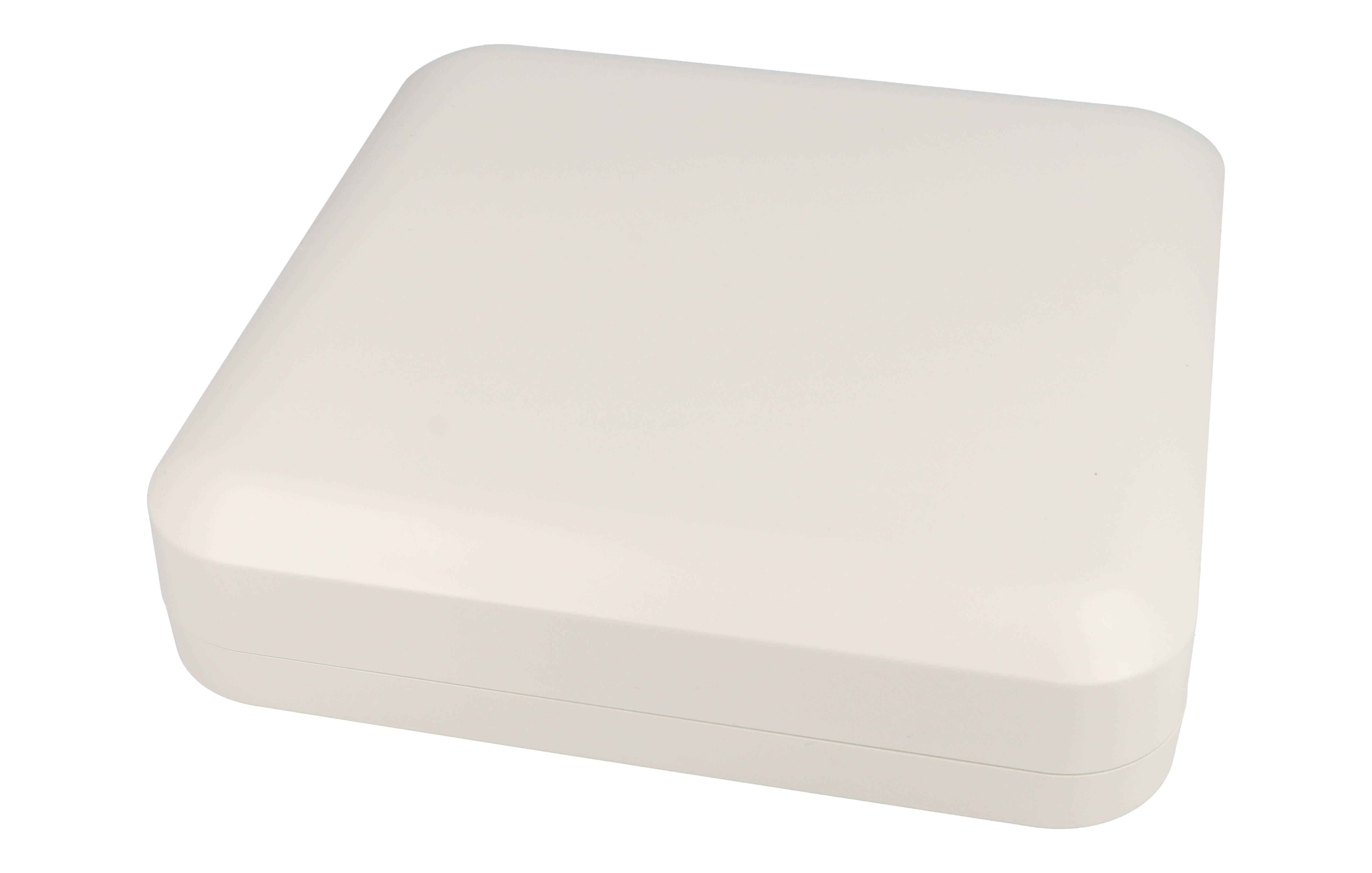 1556HGY light gray low-profile ABS enclosure, 200 x 200 x 45 mm