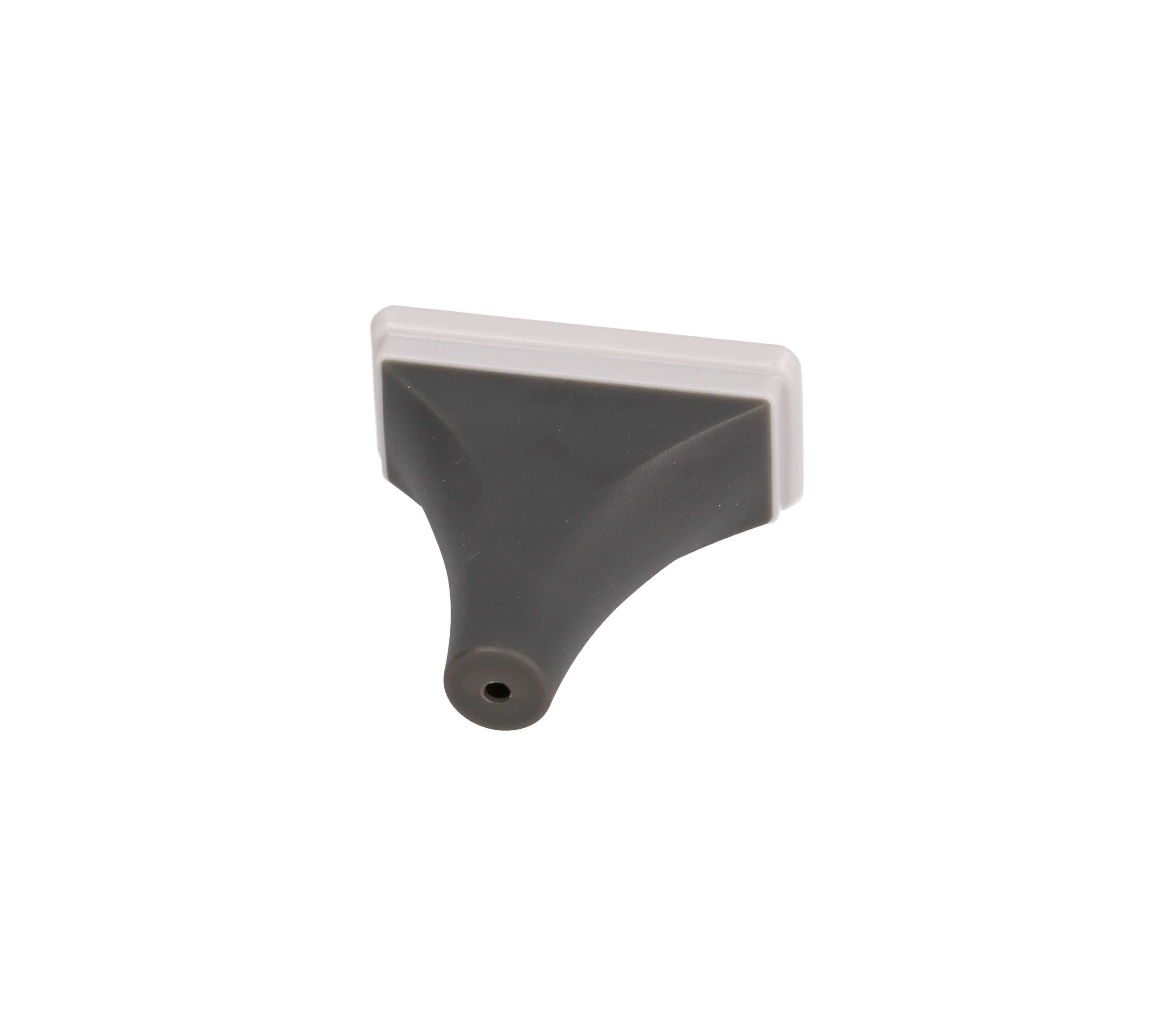 1552CPGKITGY gray rubberized cable gland kit with tie-down for 1552 size C hand-held enclosures
