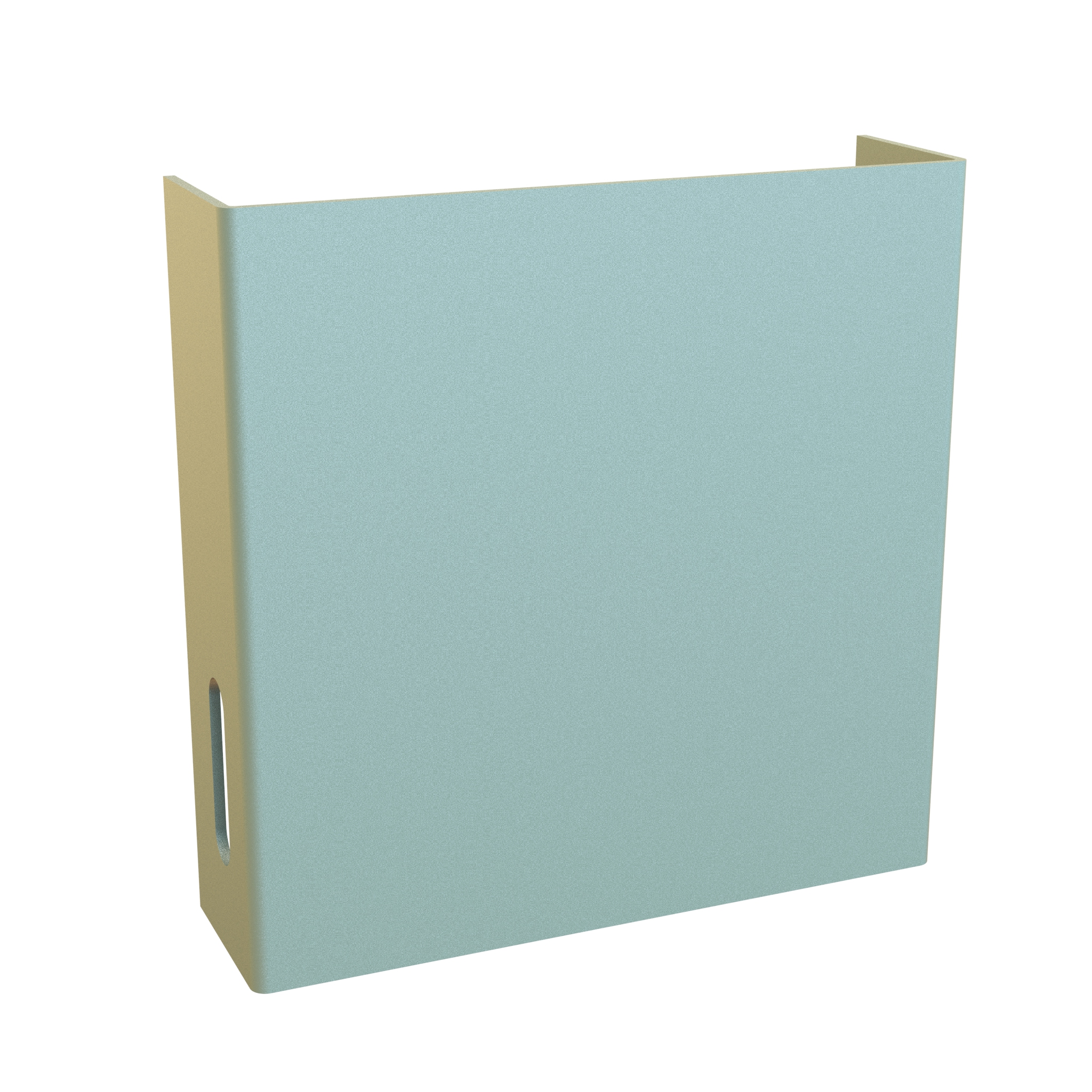 CWCP2NK painted steel closing plate without knockouts for 2.5 x 2.5 wireway