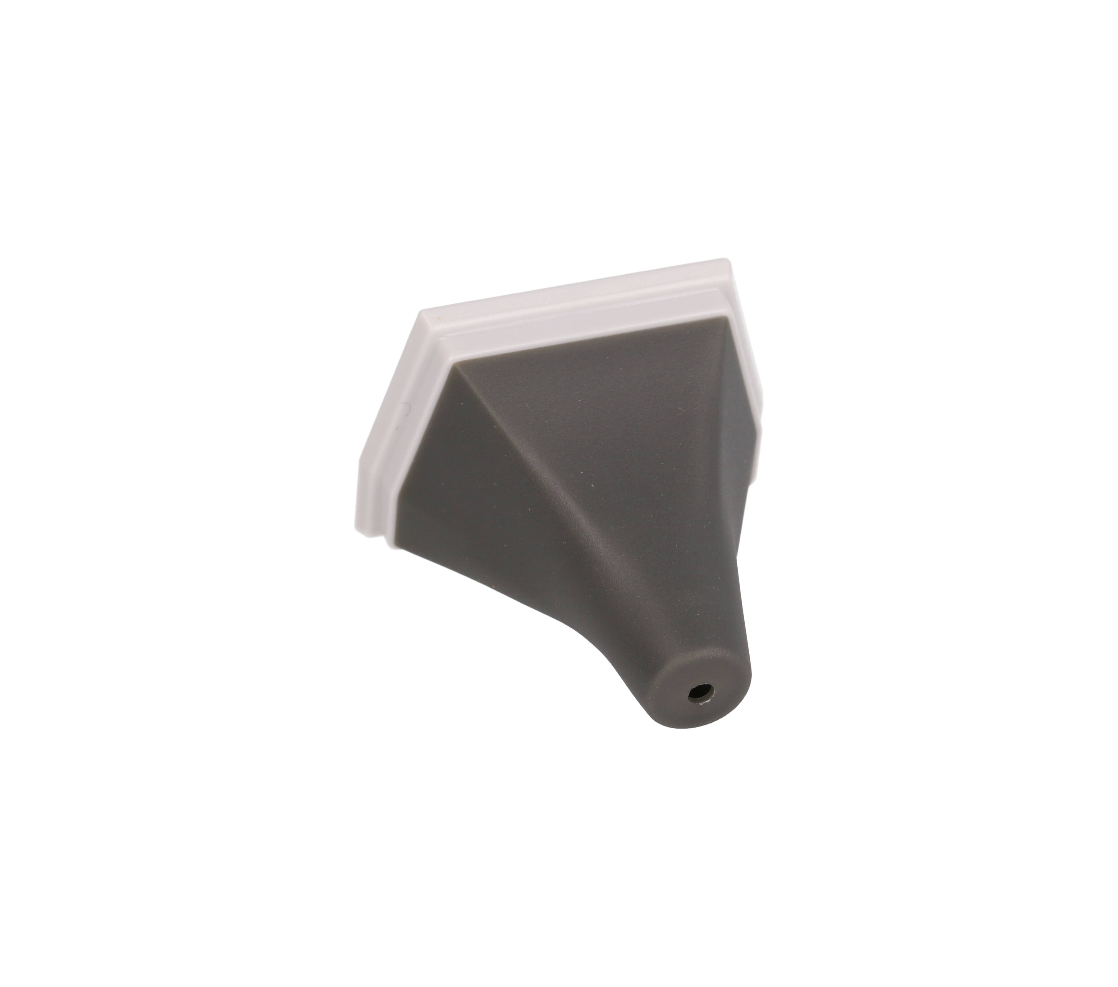 1552DPGKITGY gray rubberized cable gland kit with tie-down for 1552 size D hand-held enclosures