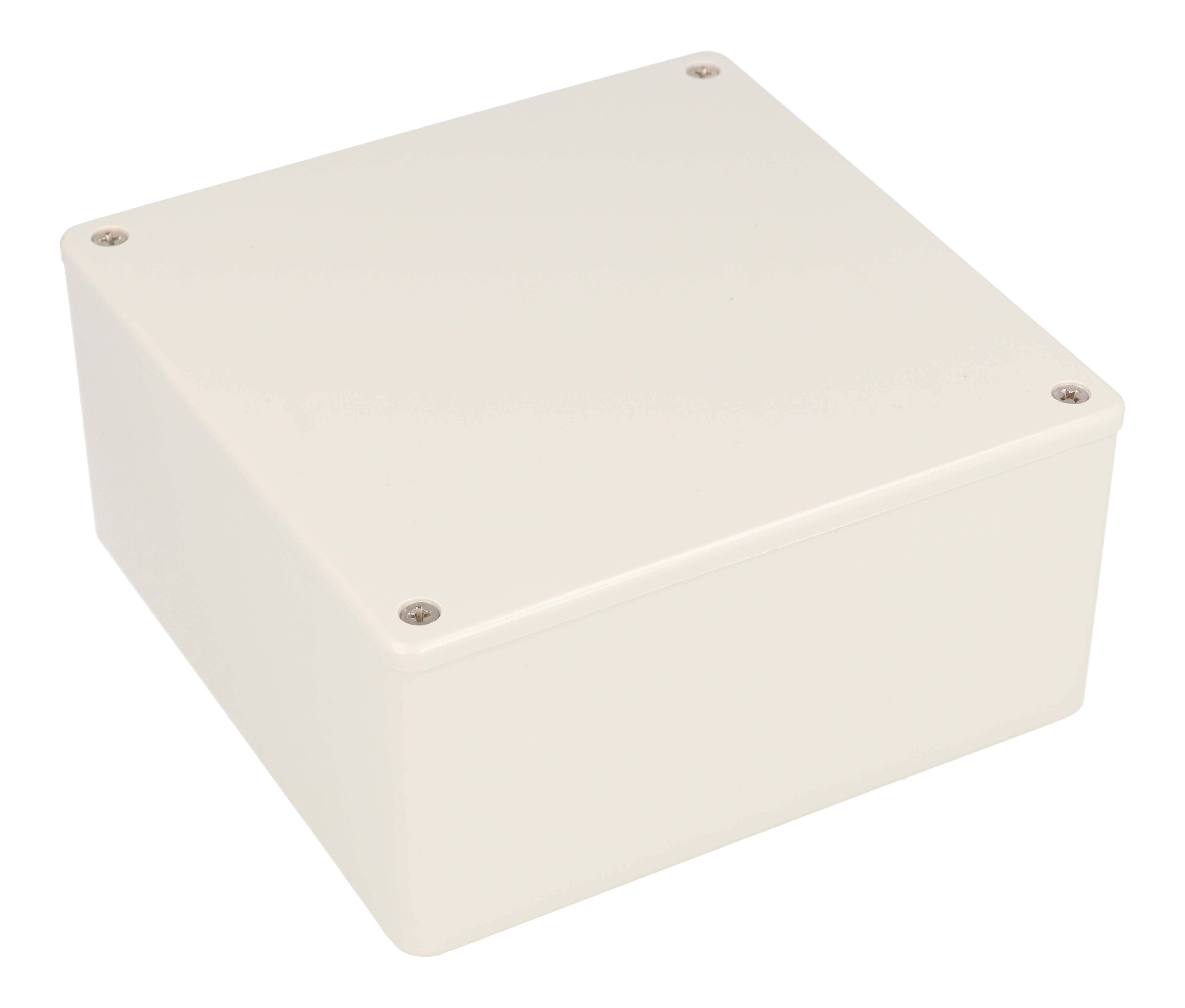 1591USGY light gray general purpose ABS plastic enclosure 120 x 120 x 59 mm with card guides