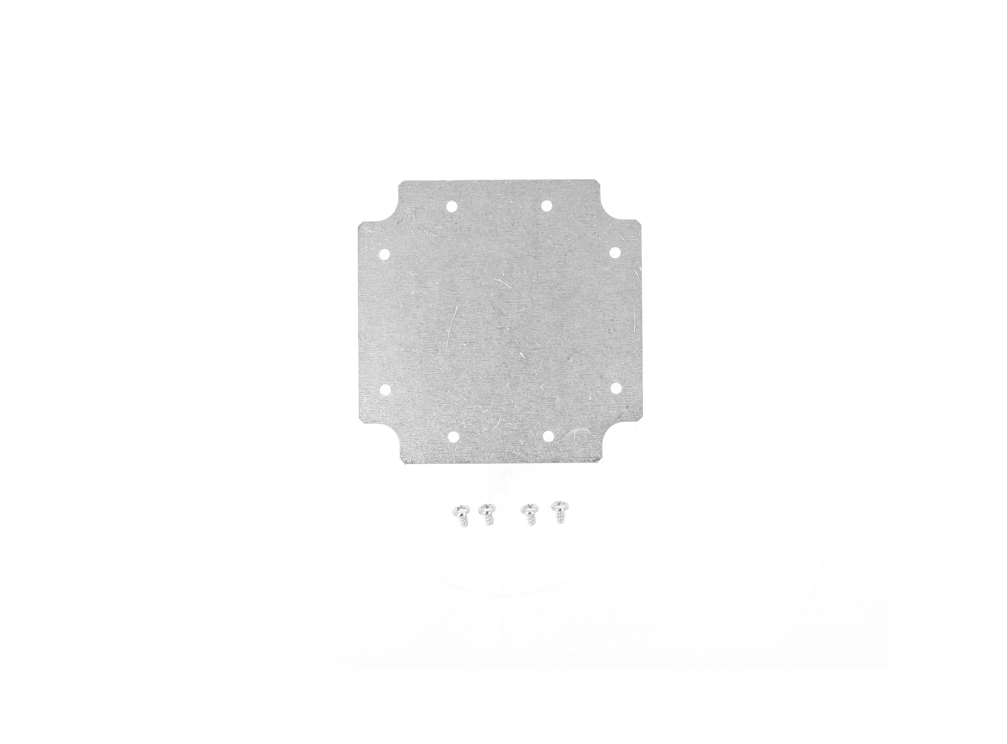 1556DPL natural aluminum inner mounting panel for 1556 Series enclosures