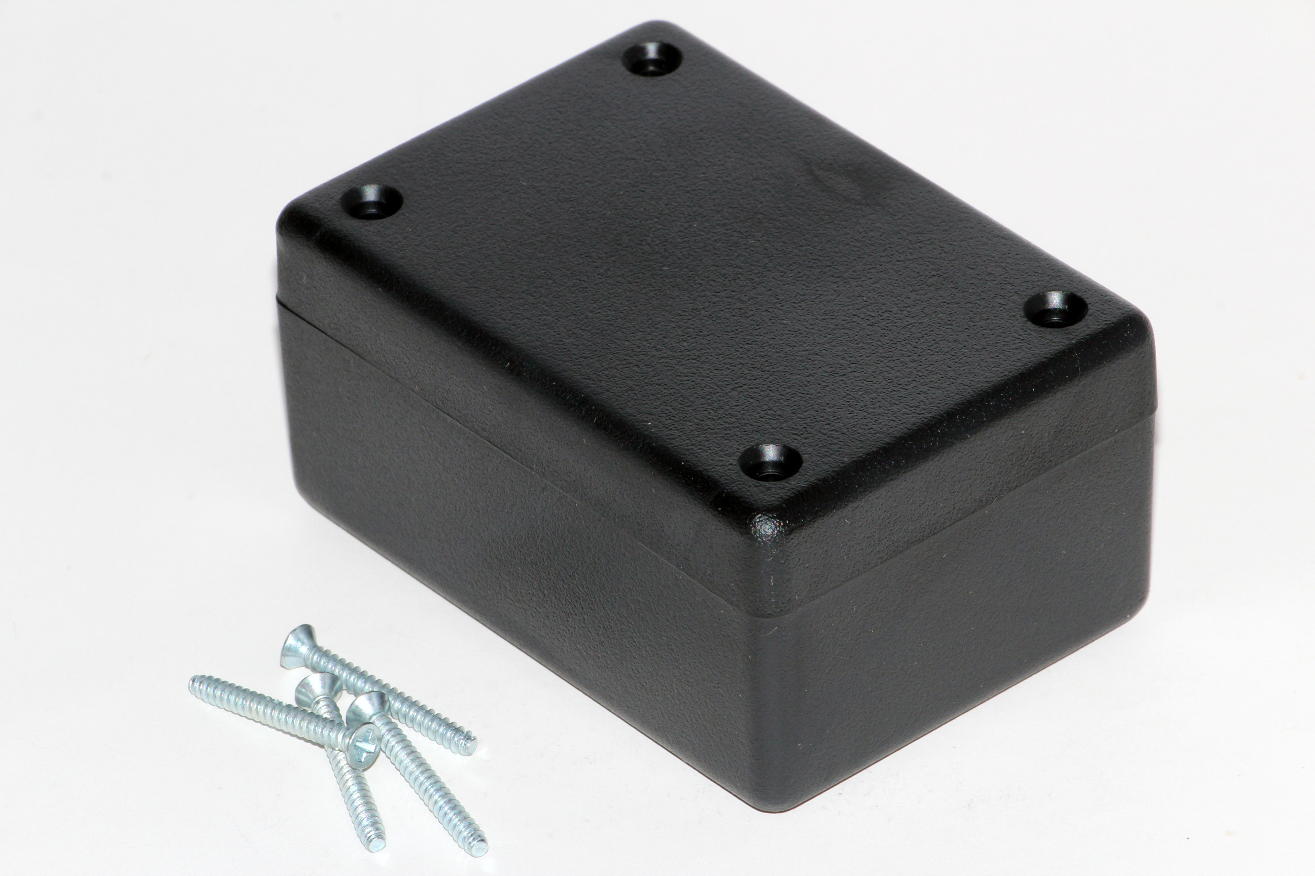1594BSBK black economy abs plastic 1594B enclosure, 81 x 56 x 40 mm, with lid
