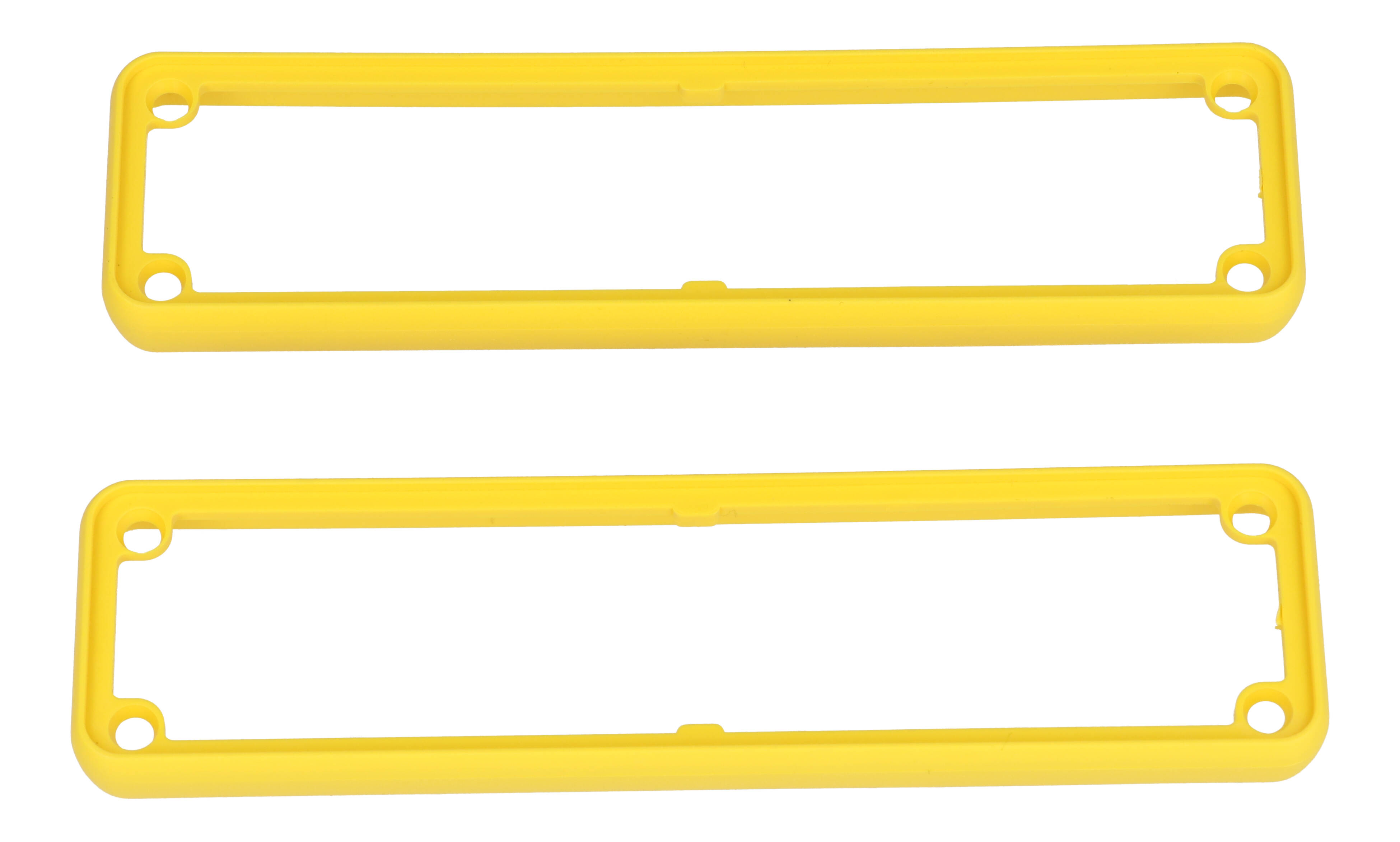 1455PBY — yellow plastic open bezels for 1455P enclosures- 2/pack
