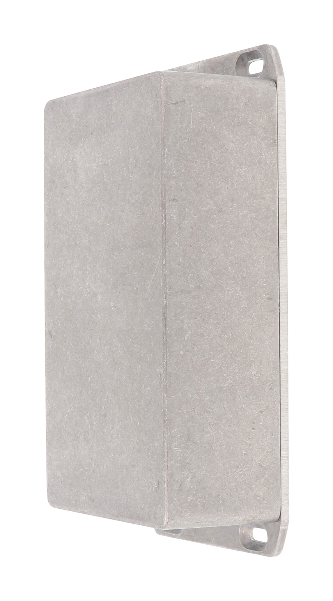 1590P1FL natural diecast aluminum 153 x 83 x 50 mm enclosure with wall-mounting flanged lid