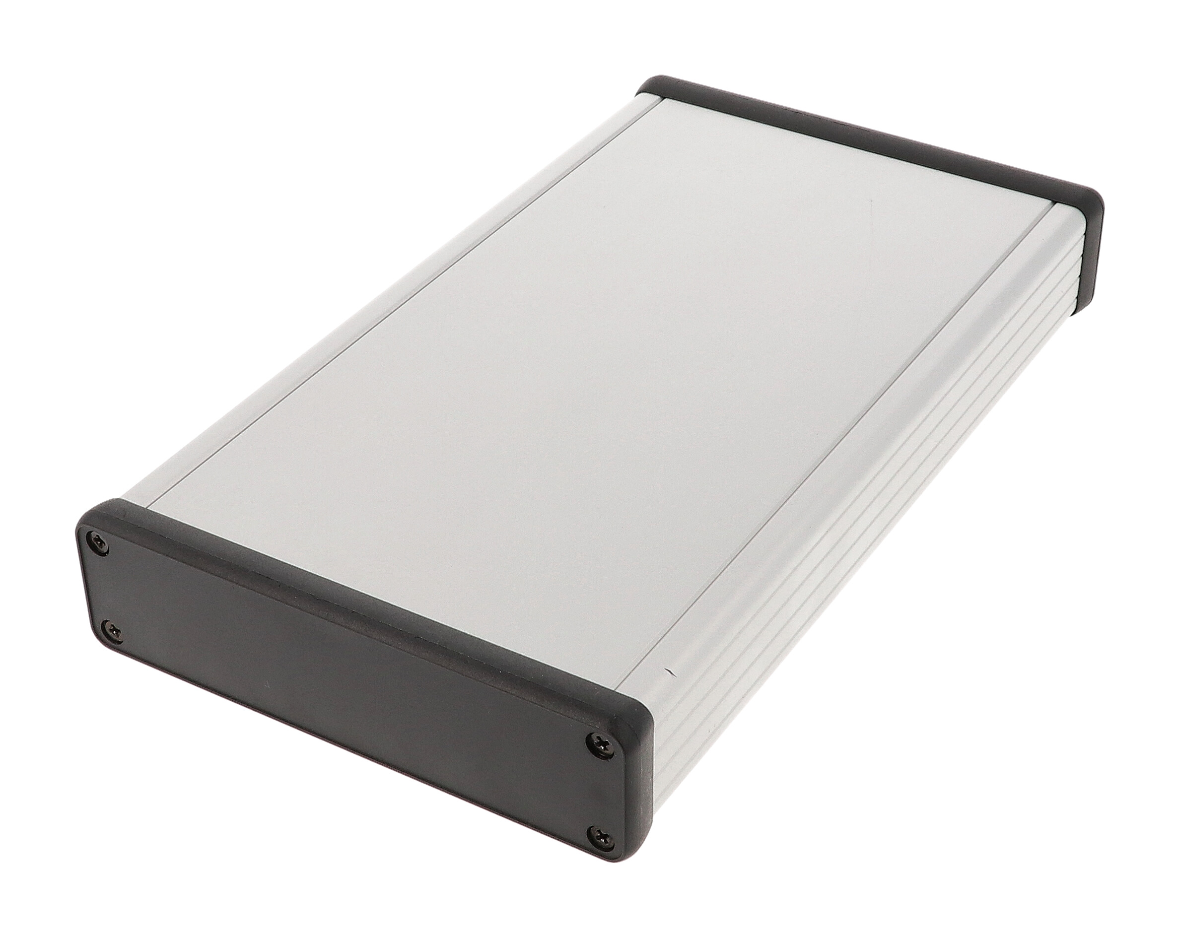 1455P2202 — extruded aluminum enclosure w/ plastic end panels