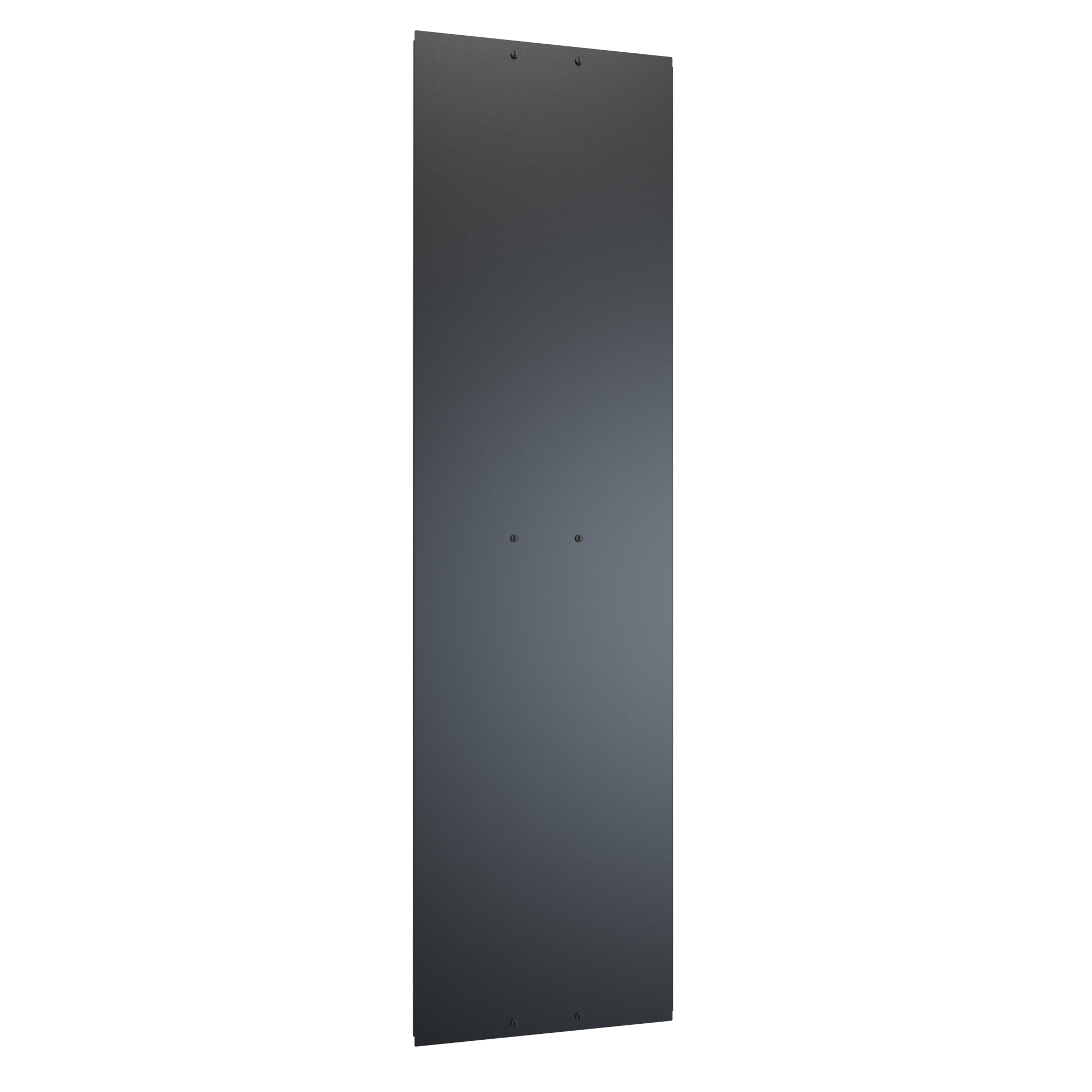 Hammond VFMMD8WH white 8 in wide double-sided vertical cable manager, 44U with hinged finger duct doors