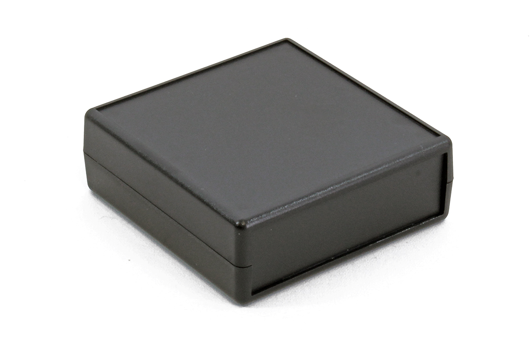 1593ARBK black ABS hand held instrument enclosure with end panels