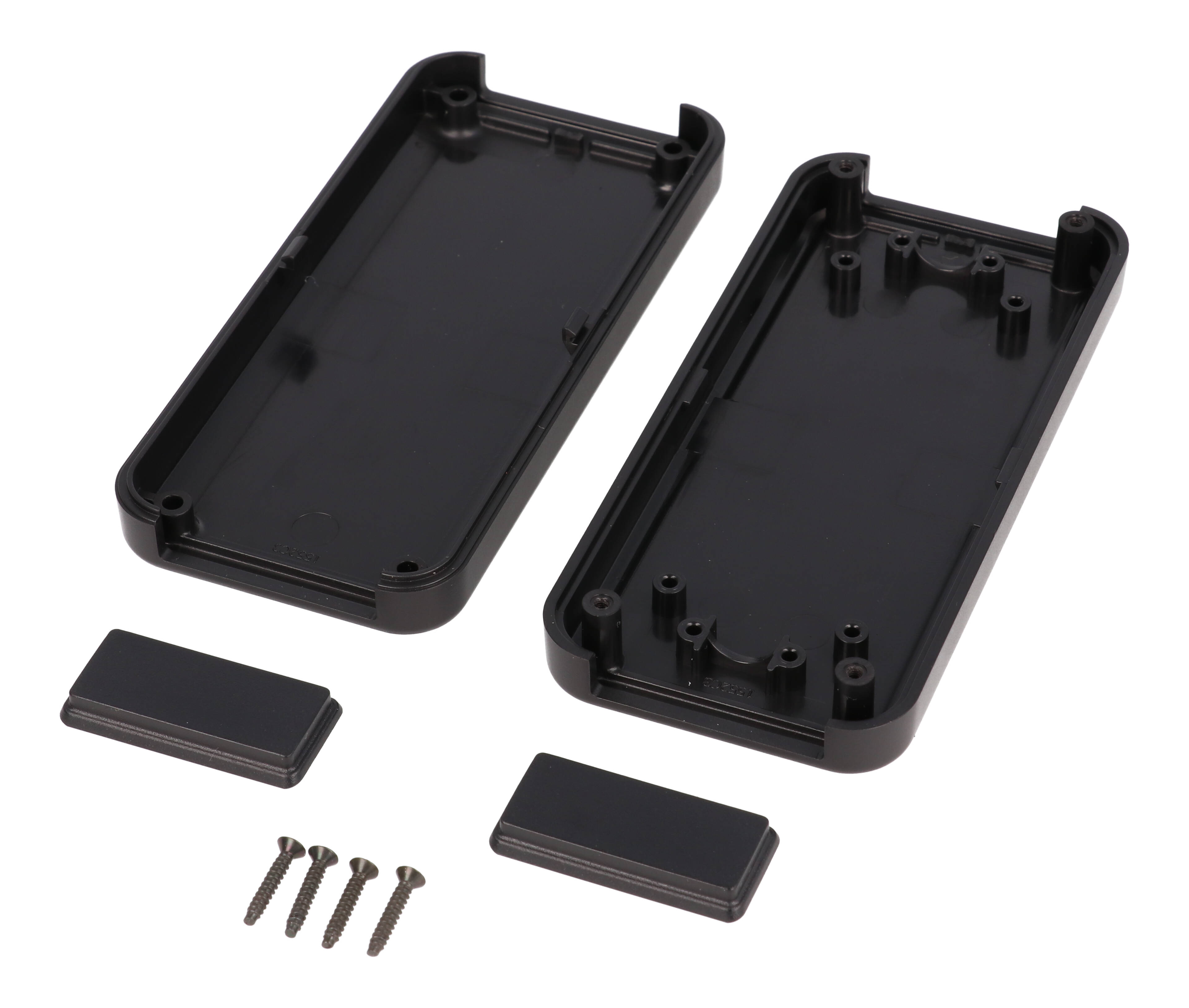 1552C3BK black 110 x 50 x 22 mm hand-held ABS plastic instrument enclosure