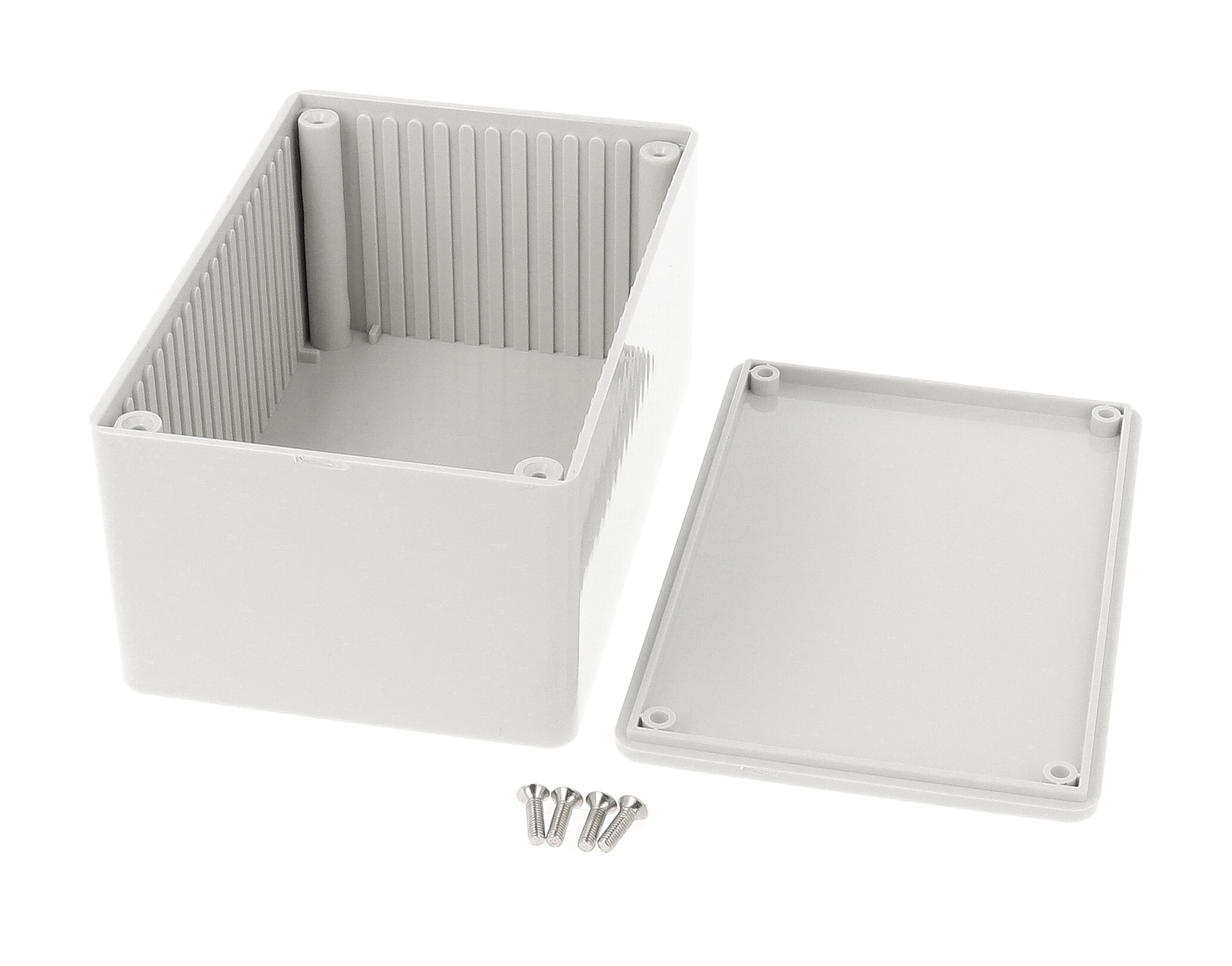 1591TSGY light gray general purpose ABS enclosure, 120 x 80 x 59 mm