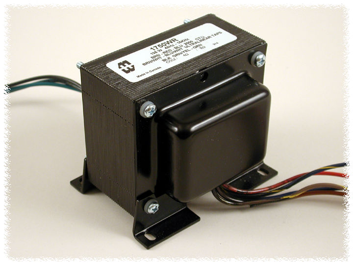 1750WR — Output transformer, guitar amp, 2,000 C.T ohm pri., 4, 8 ohm sec., 135W