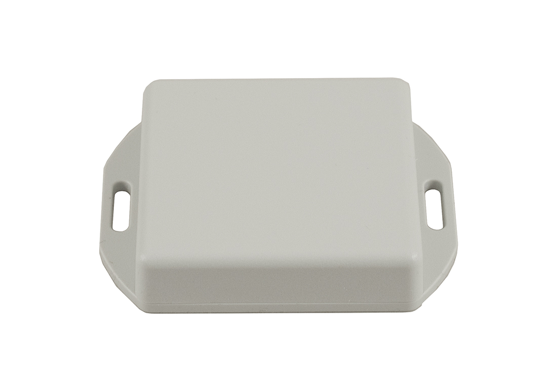 1551TTFLGY grey ABS miniature enclosure, 60 x 60 x 15 mm, with flanged lid — view 3
