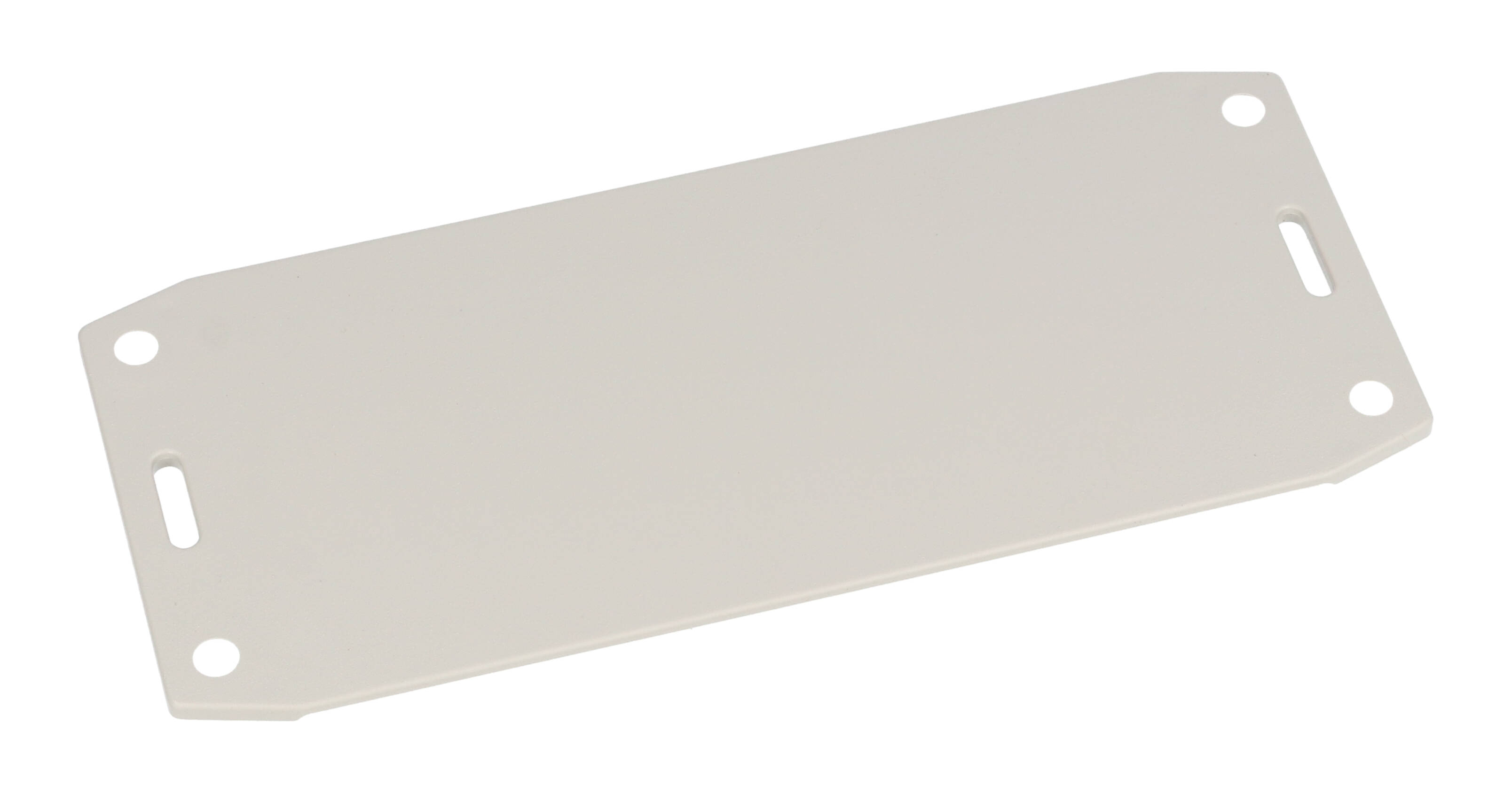1591FBGY light gray ABS mounting flange for 1591B enclosures