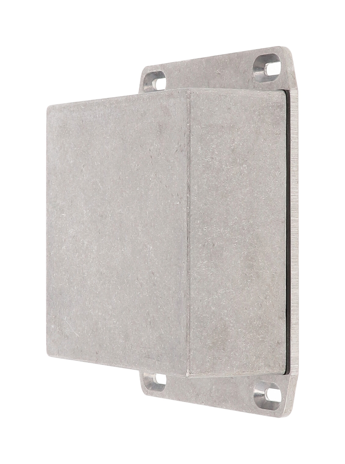 1590WYFL natural diecast aluminum watertight enclosure with wall-mounting flanged lid