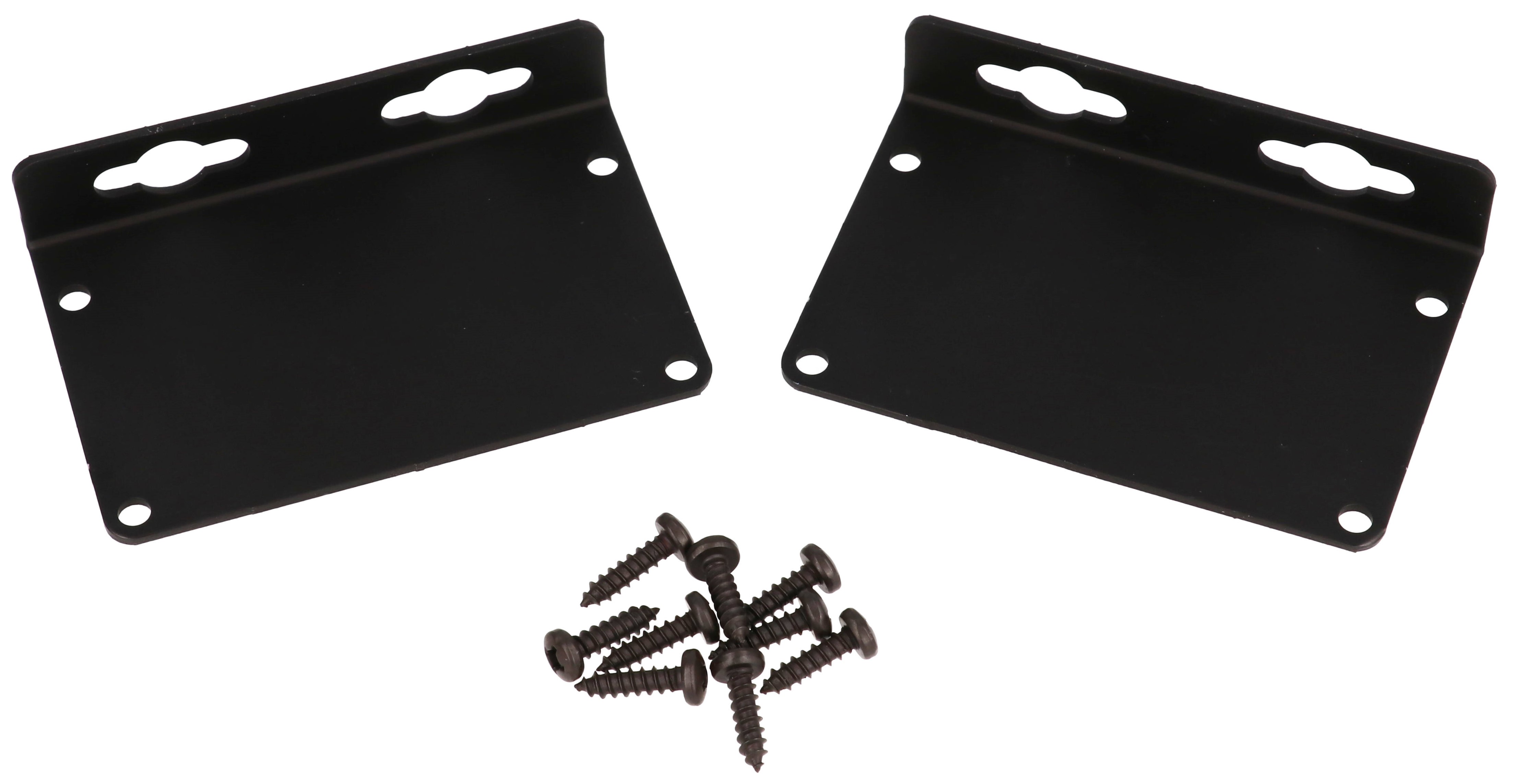 1455KFBK — black anodized flange kit for 1455K enclosures