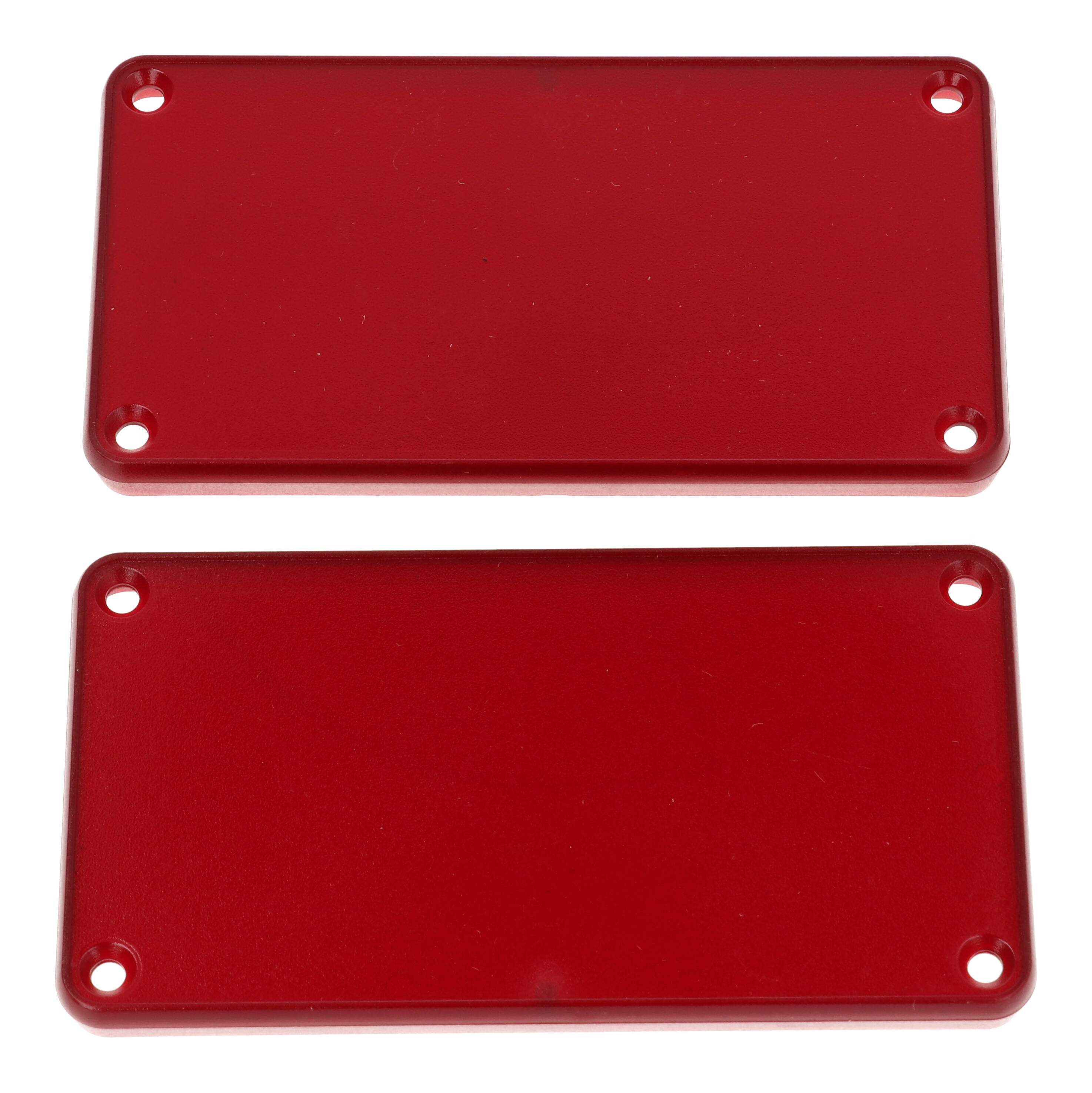 1455NPLTRD — translucent red plastic solid bezel for 1455N enclosures- 2/pack