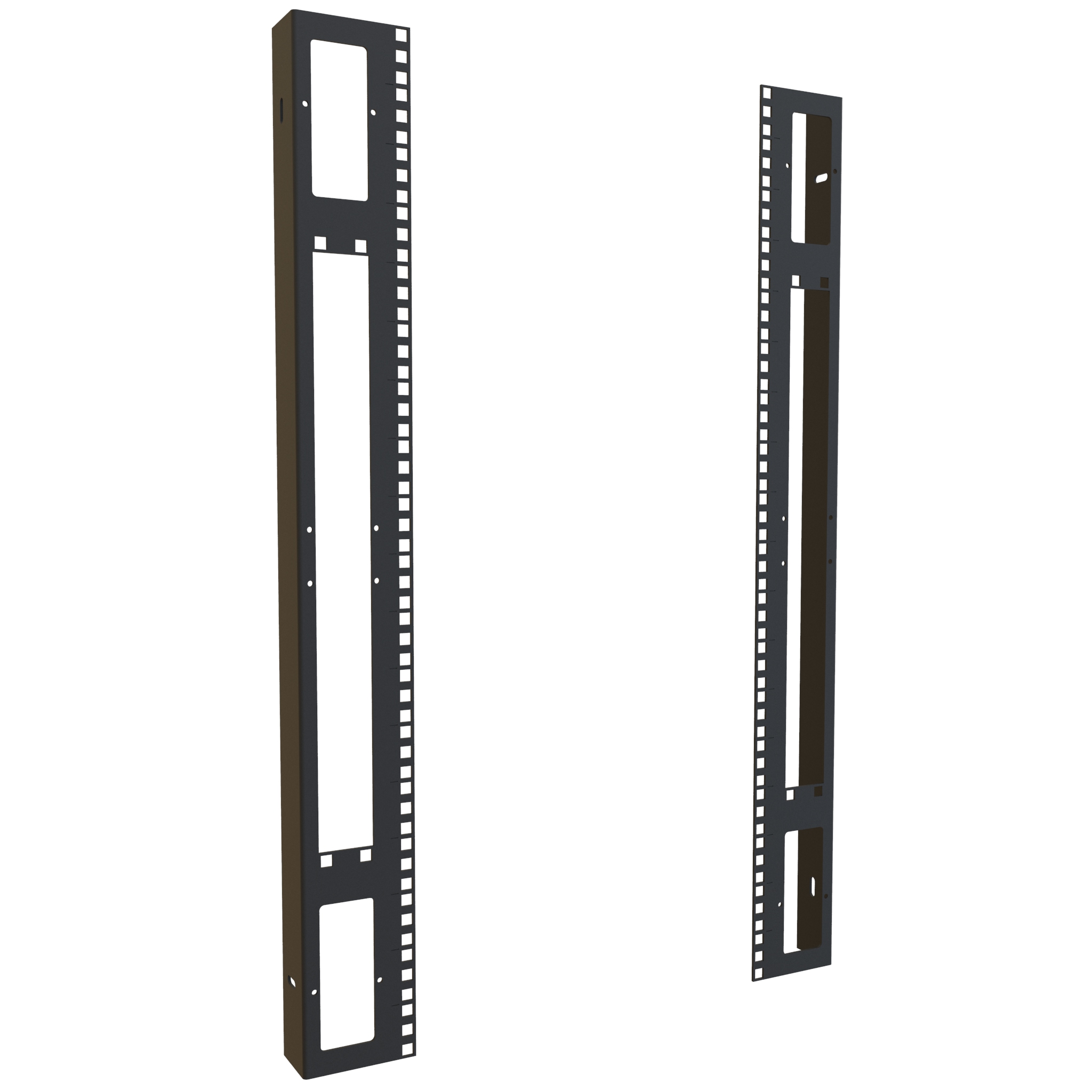 Hwc3018usr — 18u Pair of Square Hole Rails for 30w Hwc