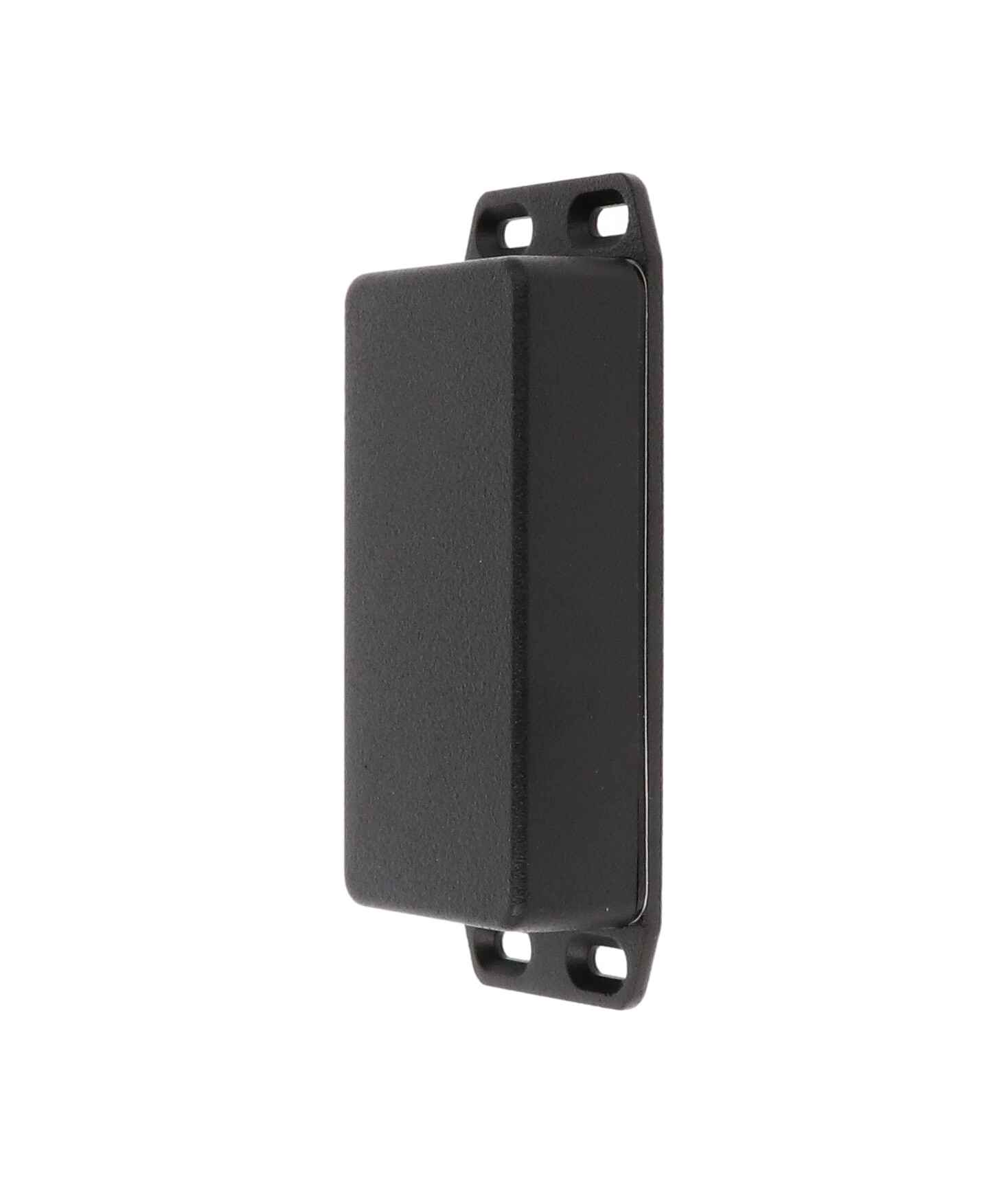 1590WG2FLBK textured black watertight 1590G2 diecast aluminum enclosure, 100 x 50 x 31 mm, flanged lid