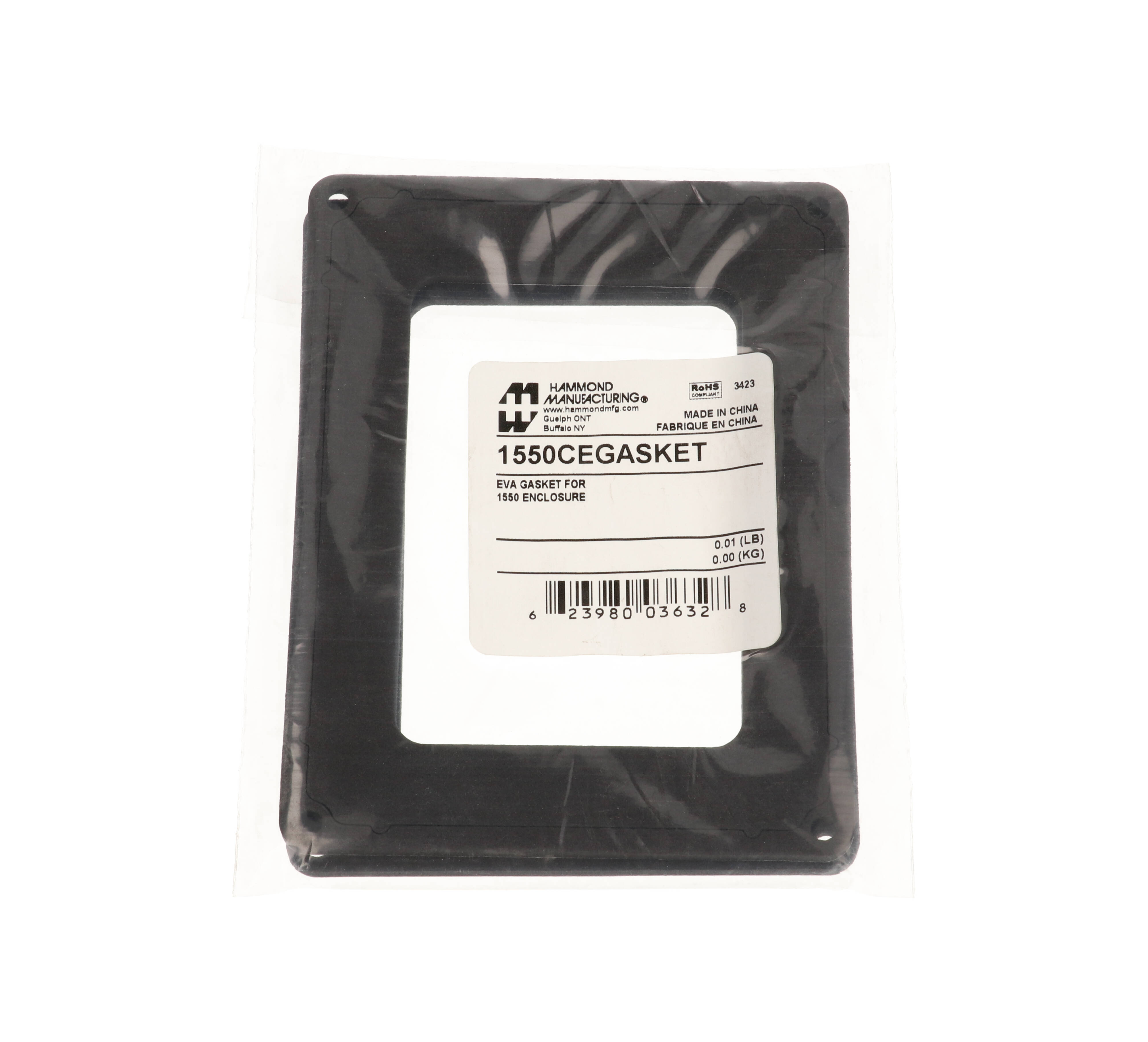 Hammond 1550CEGASKET EVA foam IP66 lid gasket kit for 1550C diecast enclosures